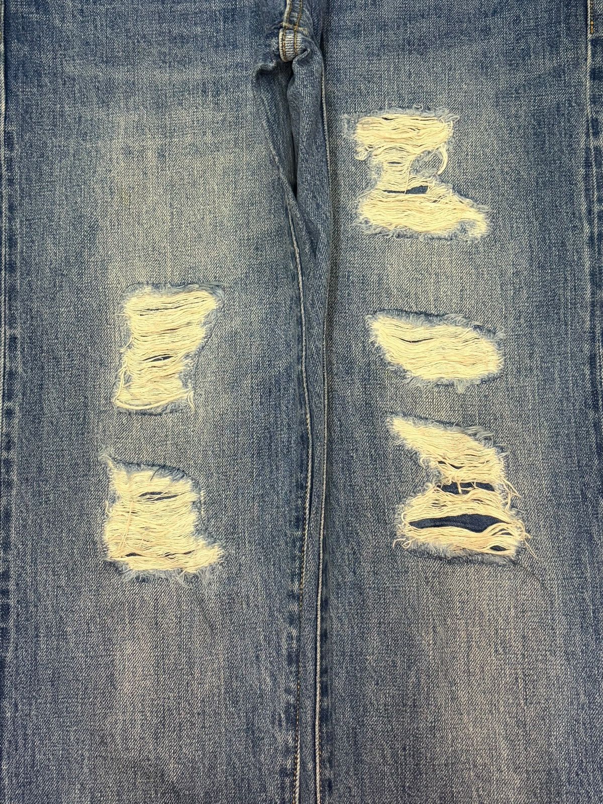 Uniqlo Vintage Japanese Brand Distressed Selvedge Jeans Size 30" / US 8 / IT 44 - 3 Thumbnail