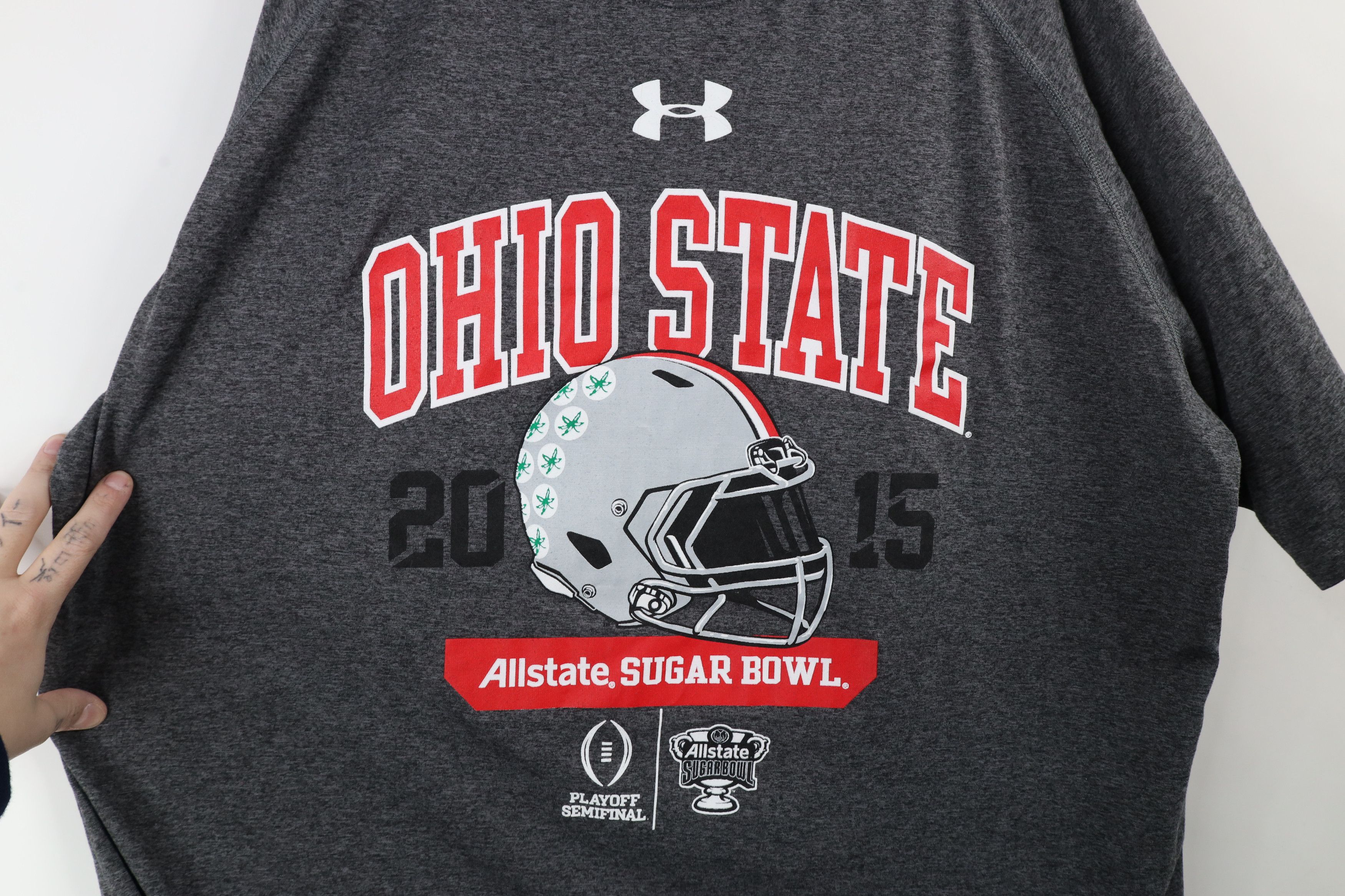 Under Armour × Vintage Under Armour Bowl Ohio State University Football T-Shirt CFP Size US XXL / EU 58 / 5 - 4 Thumbnail
