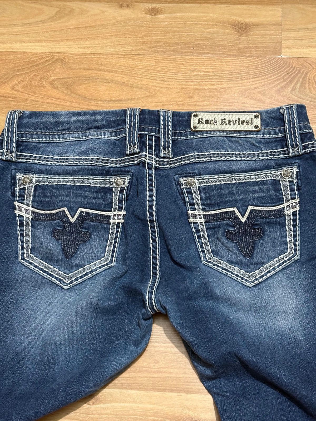 Rock Revival Rock Revival "Jacklyn Boot" Jeans - Size 33 (Fits 35-36) Size US 33 - 3 Thumbnail