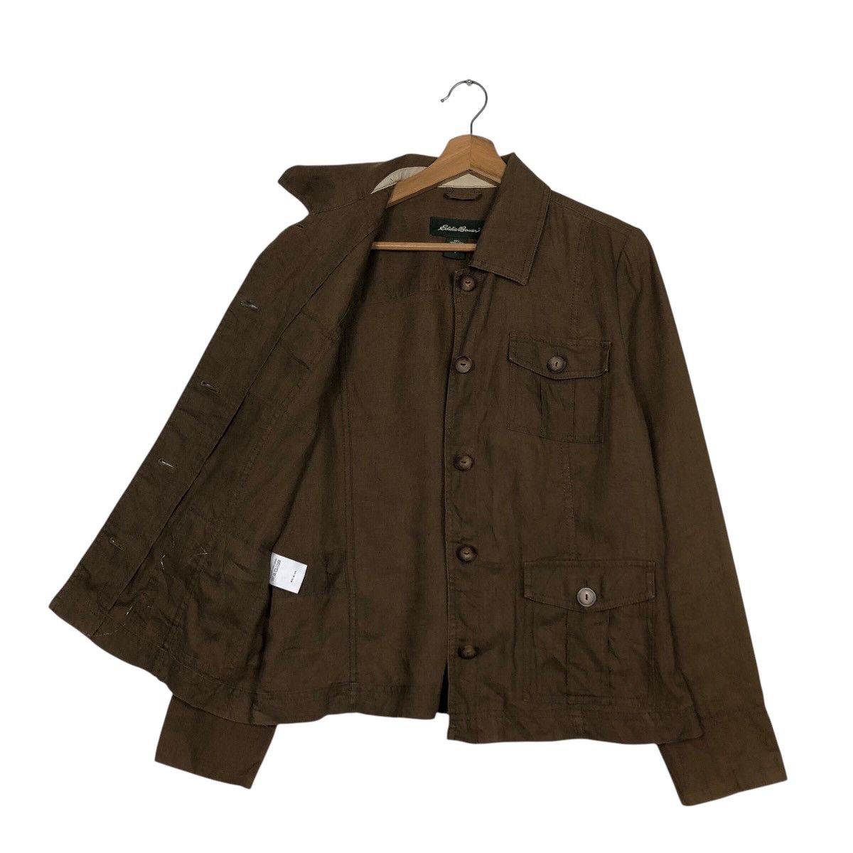 Japanese Brand × Vintage 📌Rich Brown Chore Work Jacket Eddie Bauer Issey Miyake Size US L / EU 52-54 / 3 - 13 Thumbnail