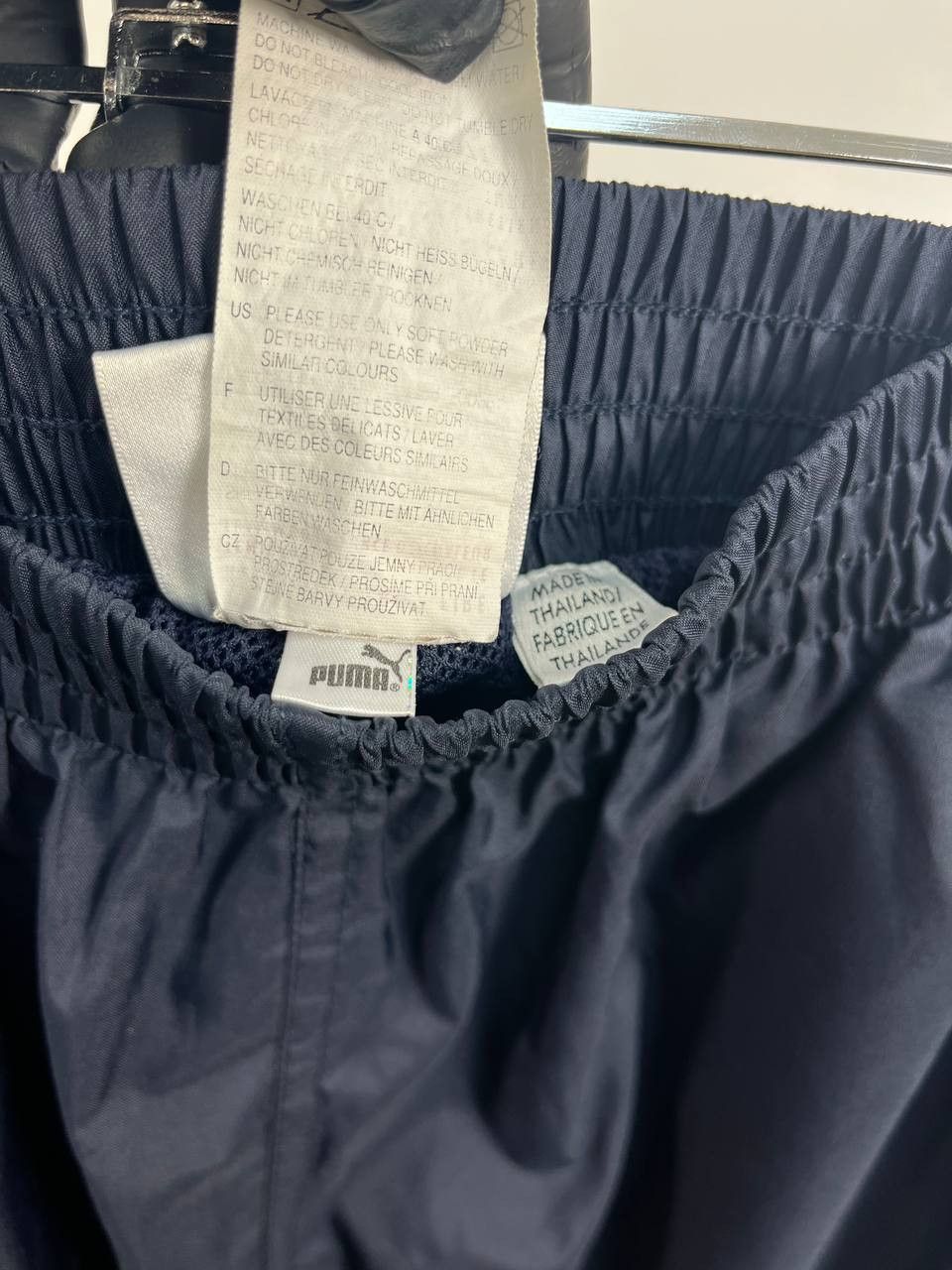 Puma Puma Vintage Track Pants Navy Mens Elastic Waist Blue Size L Size US 40 / EU 56 - 4 Thumbnail
