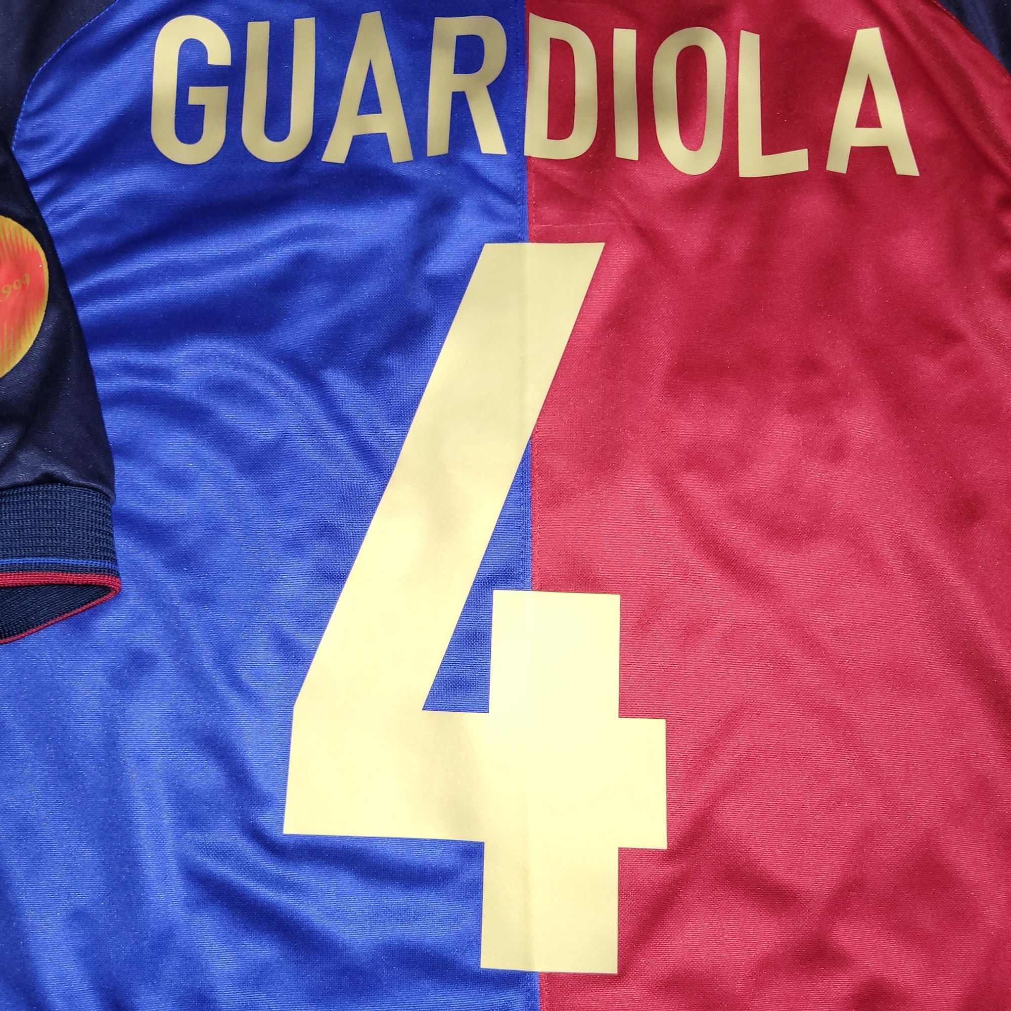 Nike Guardiola Barcelona Centenary 1999 2000 Soccer Jersey L Size US L / EU 52-54 / 3 - 3 Thumbnail