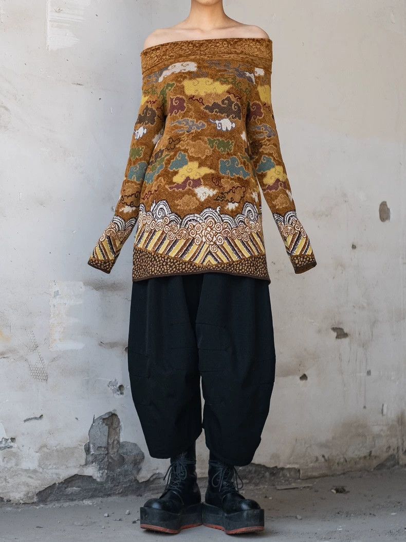 Kenzo KENZO Shuxiang Xiangyun knit sweater Size M / US 6-8 / IT 42-44 - 3 Thumbnail