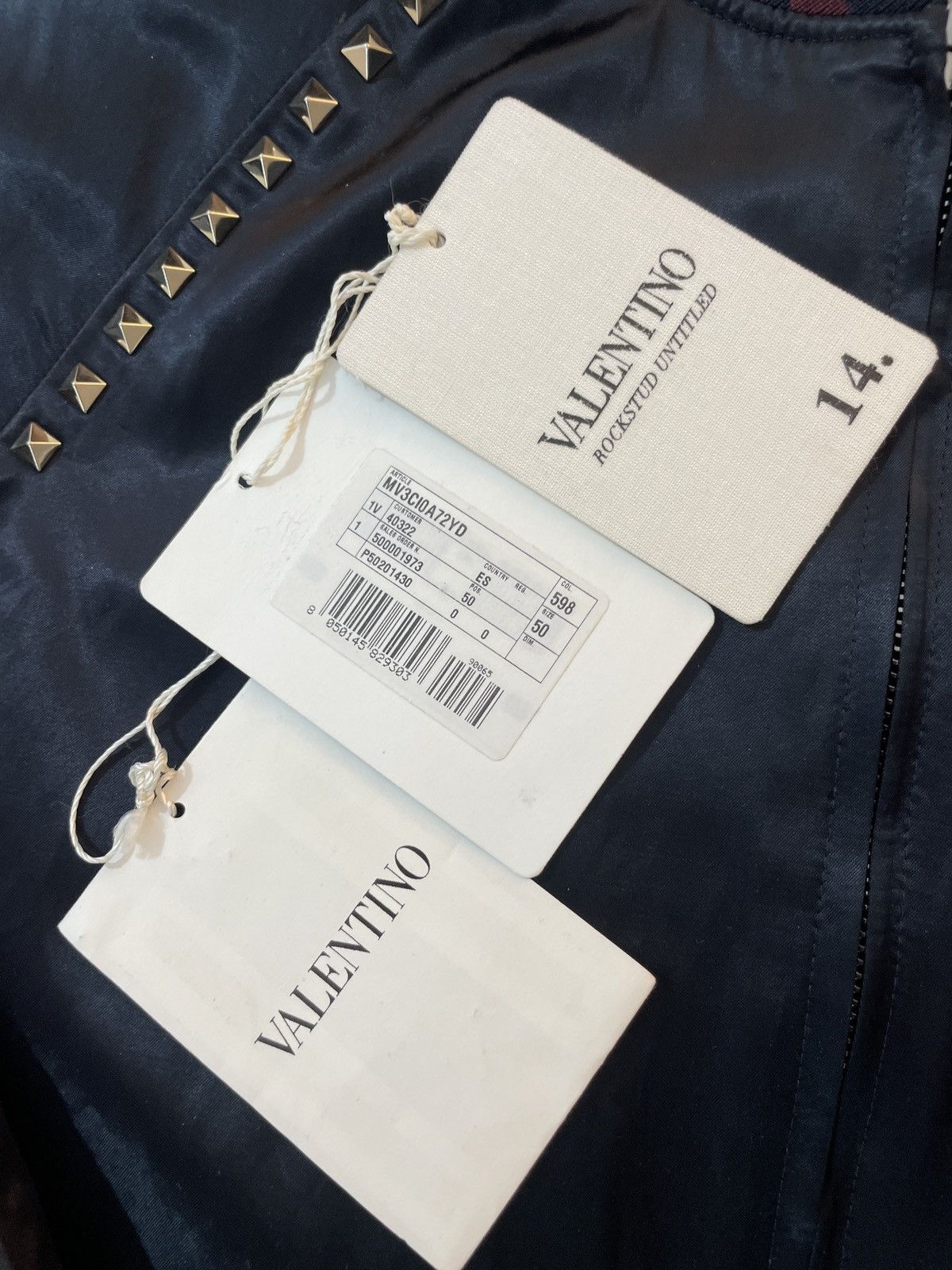 Valentino Nr.14 Rockstud Untitled capsule collection Size US M / EU 48-50 / 2 - 7 Thumbnail