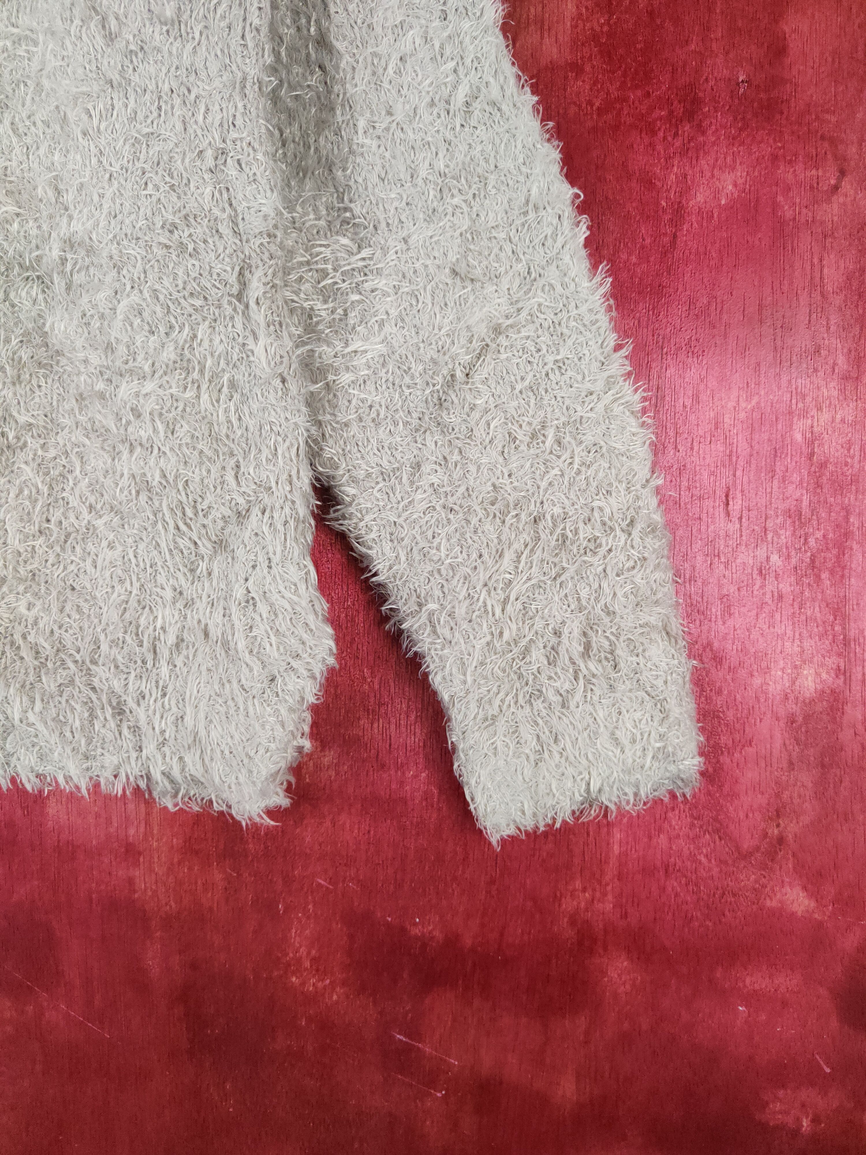 Japanese Brand × Vintage Chocol Raffine Robe Beige Fur Mohair Knitwear COOL DESIGN Size M / US 6-8 / IT 42-44 - 6 Thumbnail