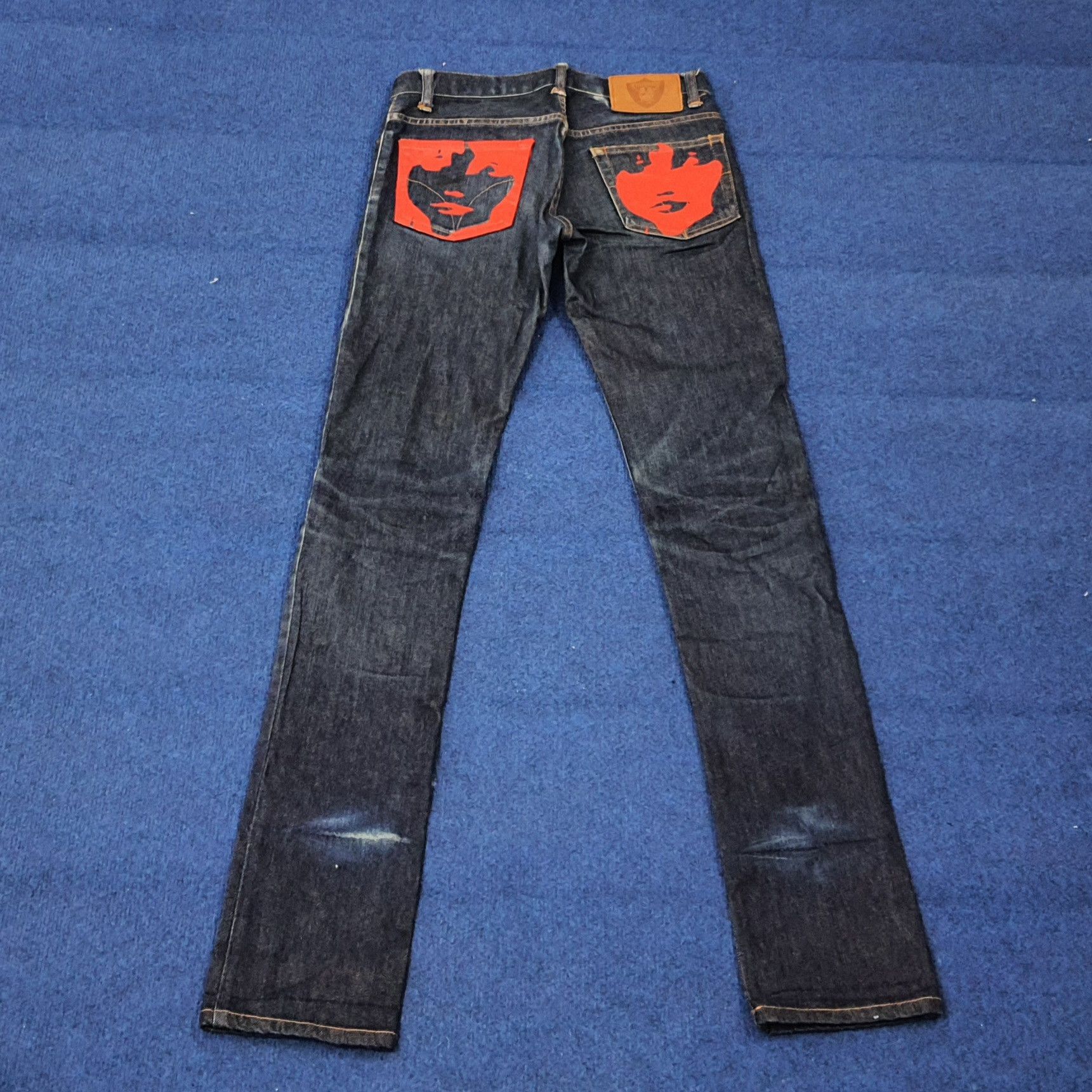 Hysteric Glamour Vintage Hysterics Raiders Custom Iconic Logo Jeans C272N6 Size 27" / US 4 / IT 40 - 1 Thumbnail