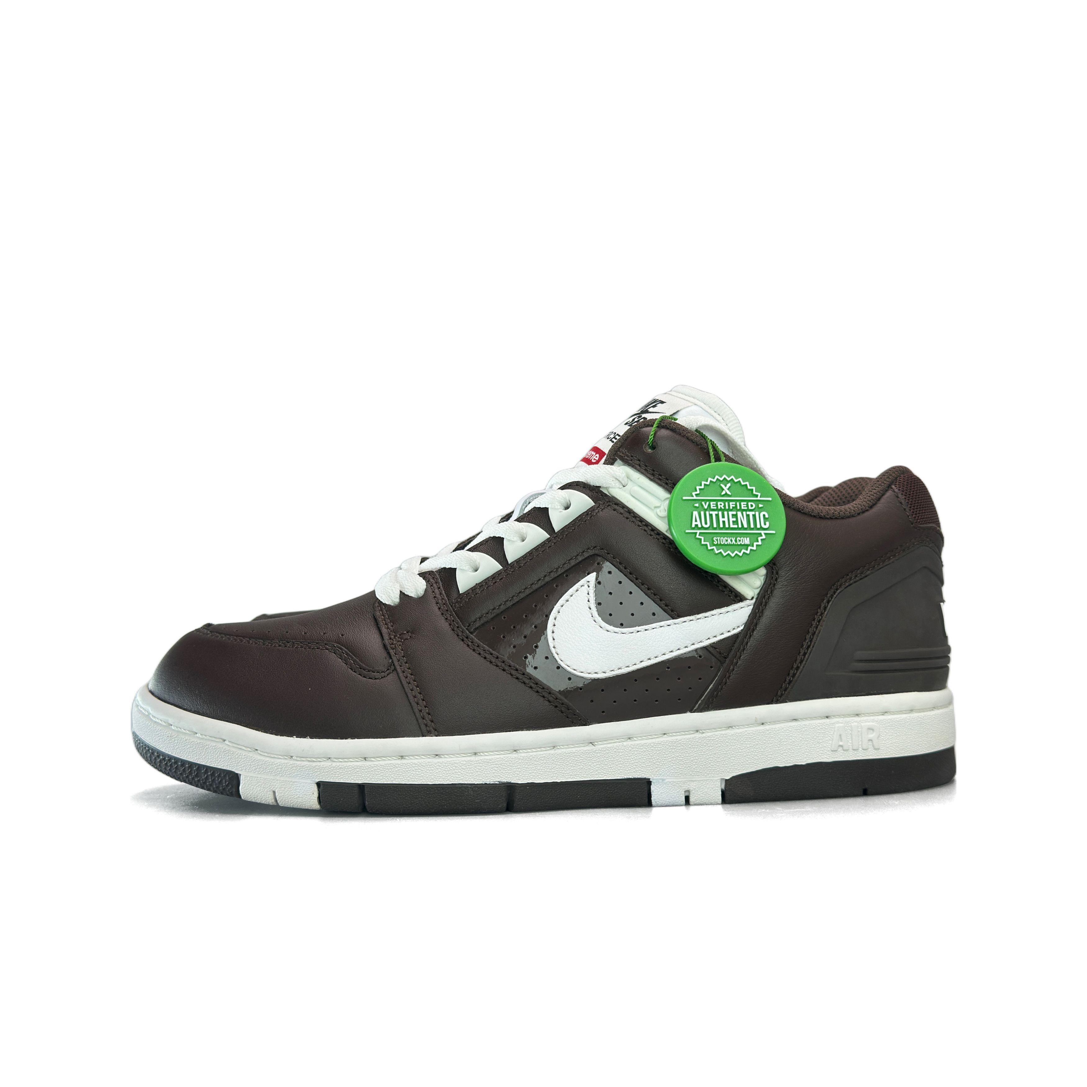 Nike Supreme x Nike SB Air Force 2 Low Brown Size 9 Size US 9 / EU 42 - 1 Thumbnail