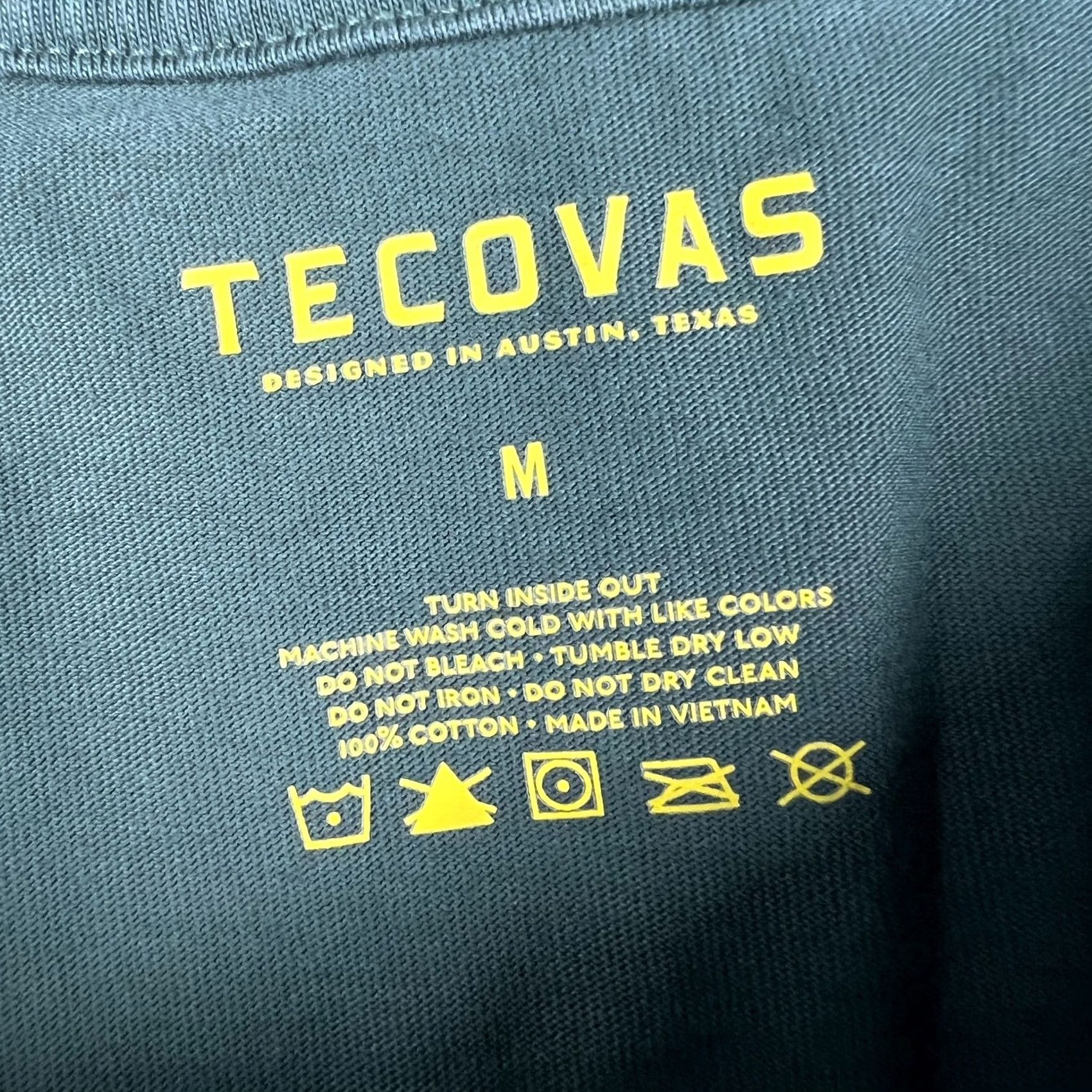 Tecovas Tecovas Graphic Shirt Long Sleeve Crew Neck Medium Mens Green Western Cowboy Shirt Size US M / EU 48-50 / 2 - 3 Thumbnail