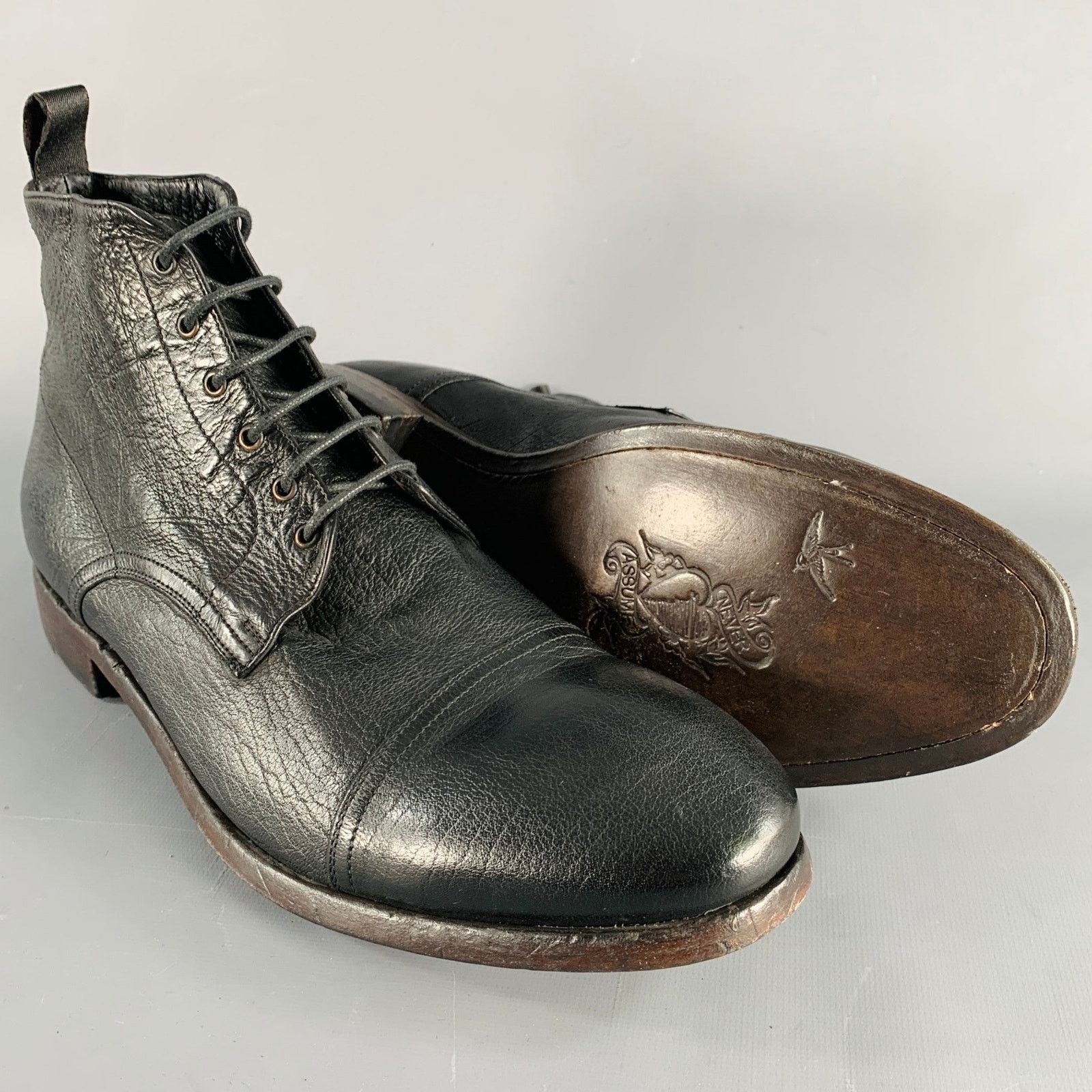 Paul Smith PAUL SMITH Size 12 Black Leather Lace-Up Ankle Boots Size US 12 / EU 45 - 5 Thumbnail