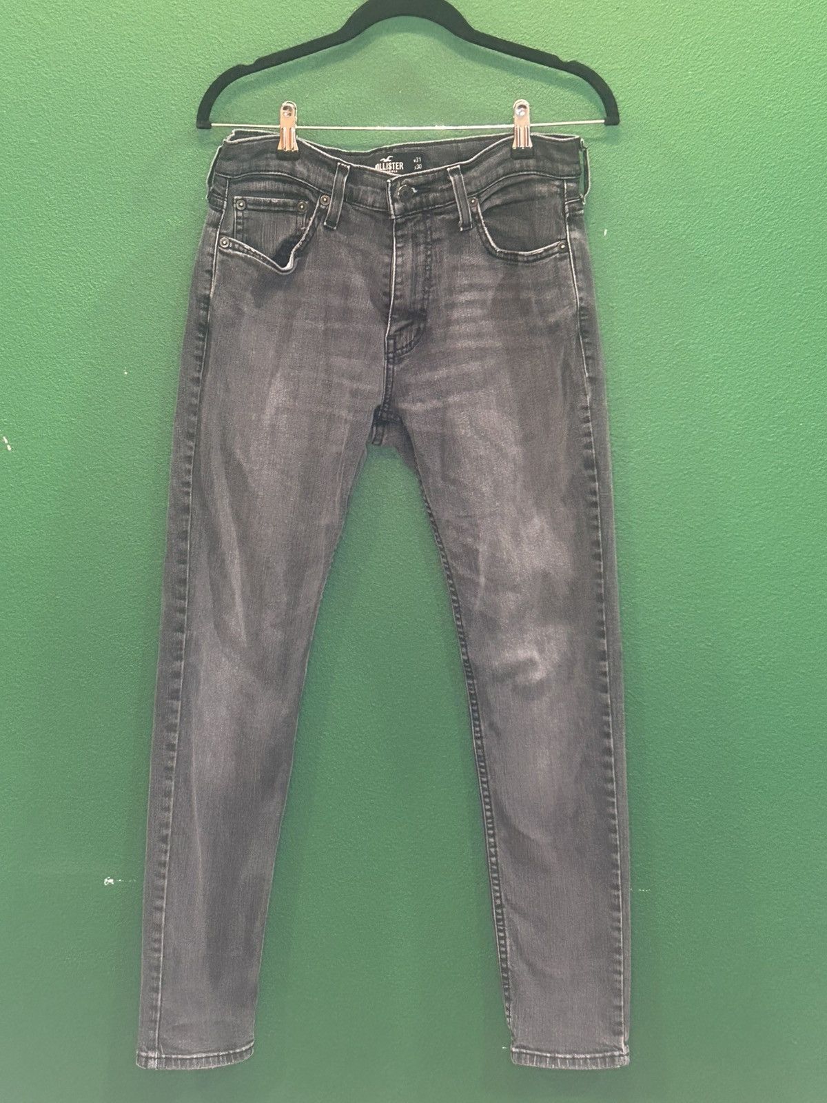 Hollister Men’s Hollister Black Epic Flex Skinny Jeans Size 31 X 30 Size US 31 - 1 Thumbnail
