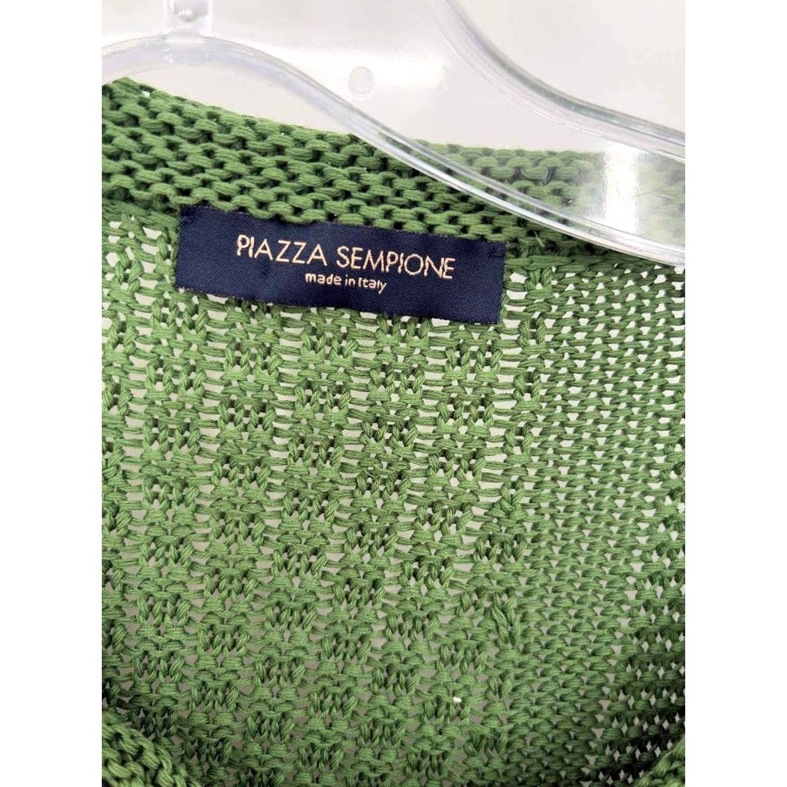 Piazza Sempione Piazza Sempione Cardigan Sweater Size 44 Green Pre-Owned Size M / US 6-8 / IT 42-44 - 3 Thumbnail