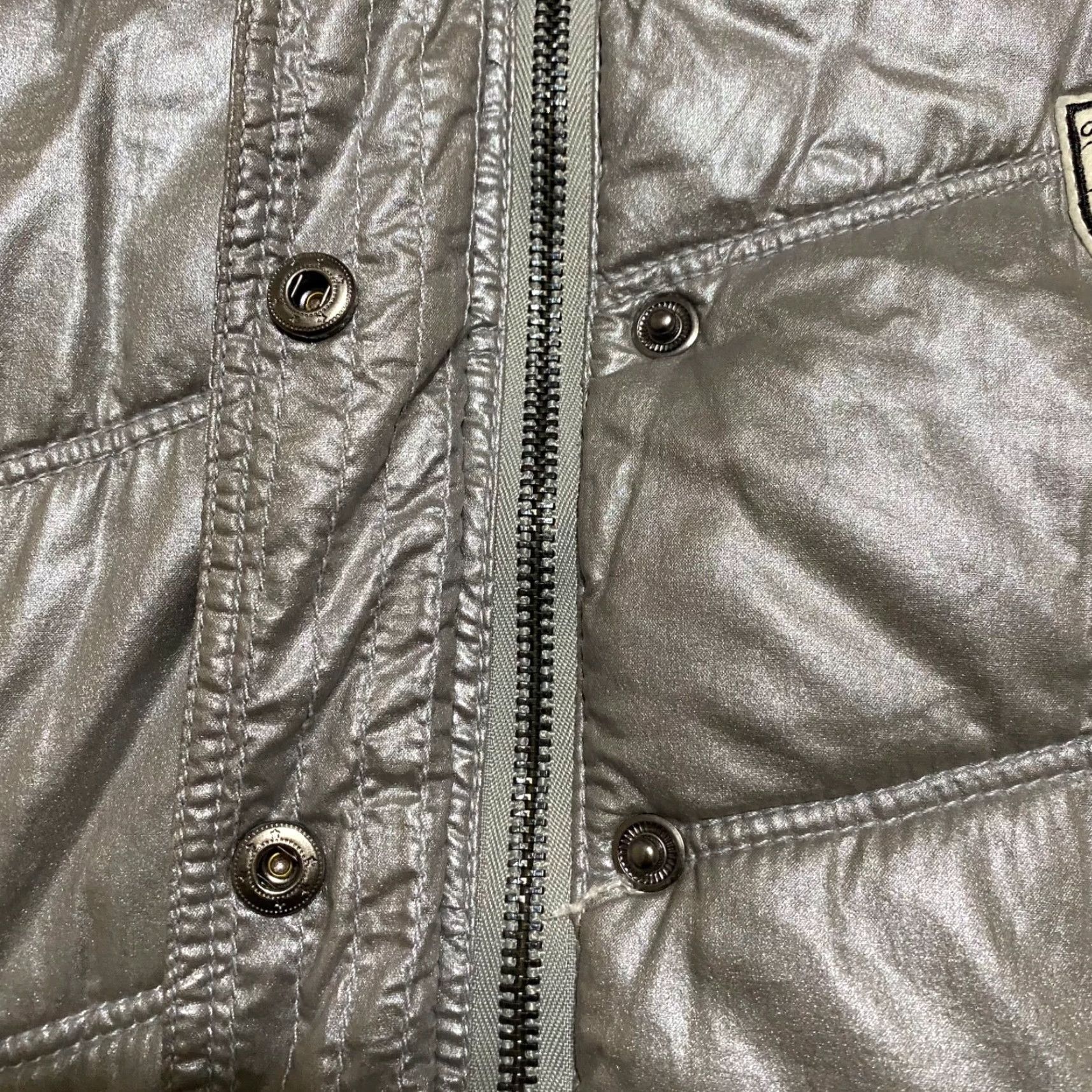 American Eagle Outfitters American Eagle Outfitters Womens Vest Jacket Silver Full Zip Faux Fur Hood Puffer XS-S? Size S / US 4 / IT 40 - 3 Thumbnail