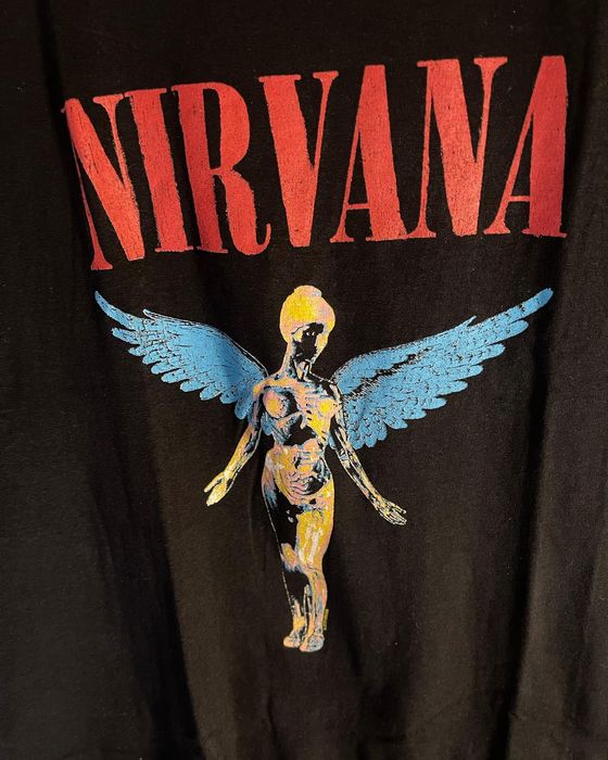 Nirvana Official merchandise Nirvana band tshirt Grailed