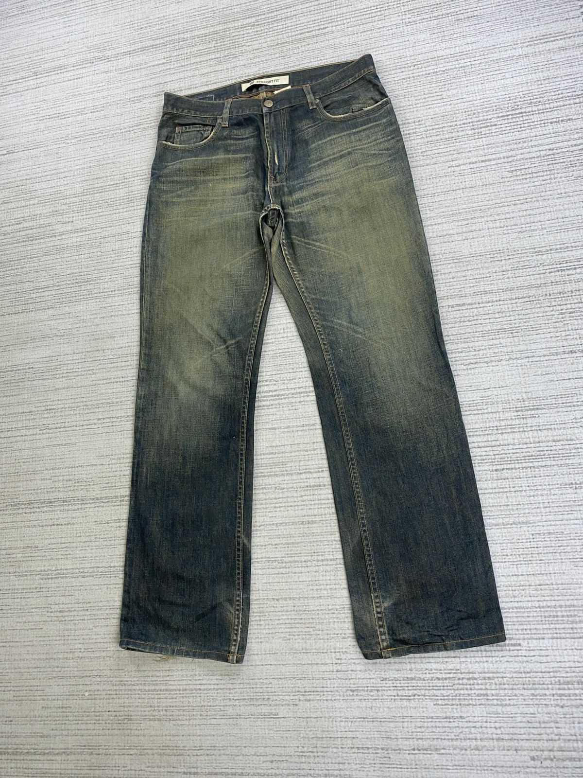 Gap × Le Grande Bleu (L.G.B.) × Vintage Vintage 90s Gap USA Straight Fit Distressed Pants Size US 34 / EU 50 - 4 Thumbnail