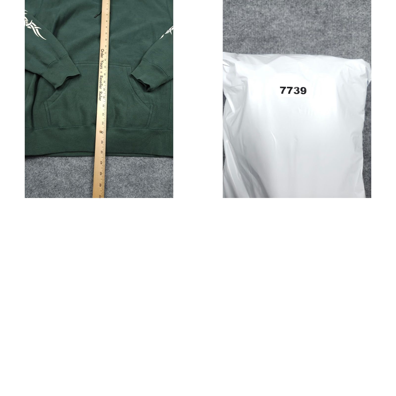 Pleasures PLEASURES Hoodie Adult Large Green Now Sleeve Hit Razor Spellout Streetwear Size US L / EU 52-54 / 3 - 9 Thumbnail