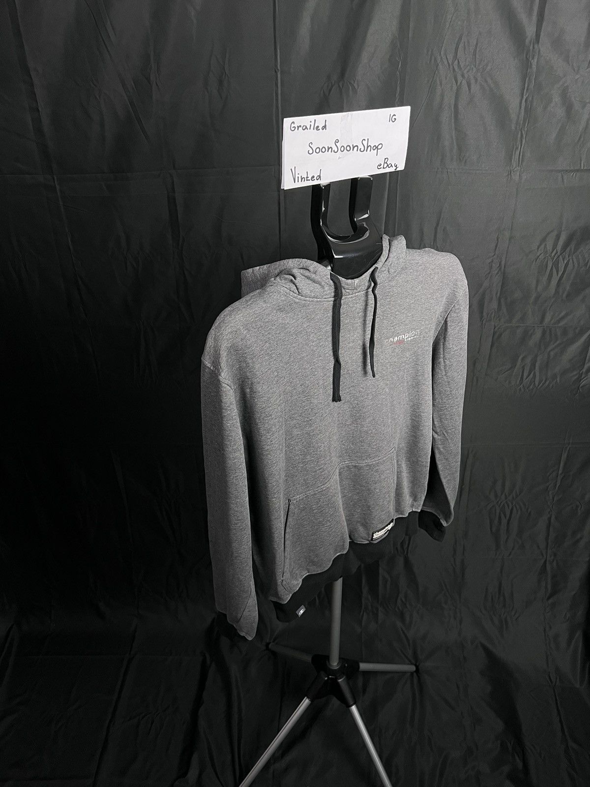 Champion × Vintage 🔴 Vintage grey hoodie Champion urban athletic apparel Size US S / EU 44-46 / 1 - 2 Thumbnail