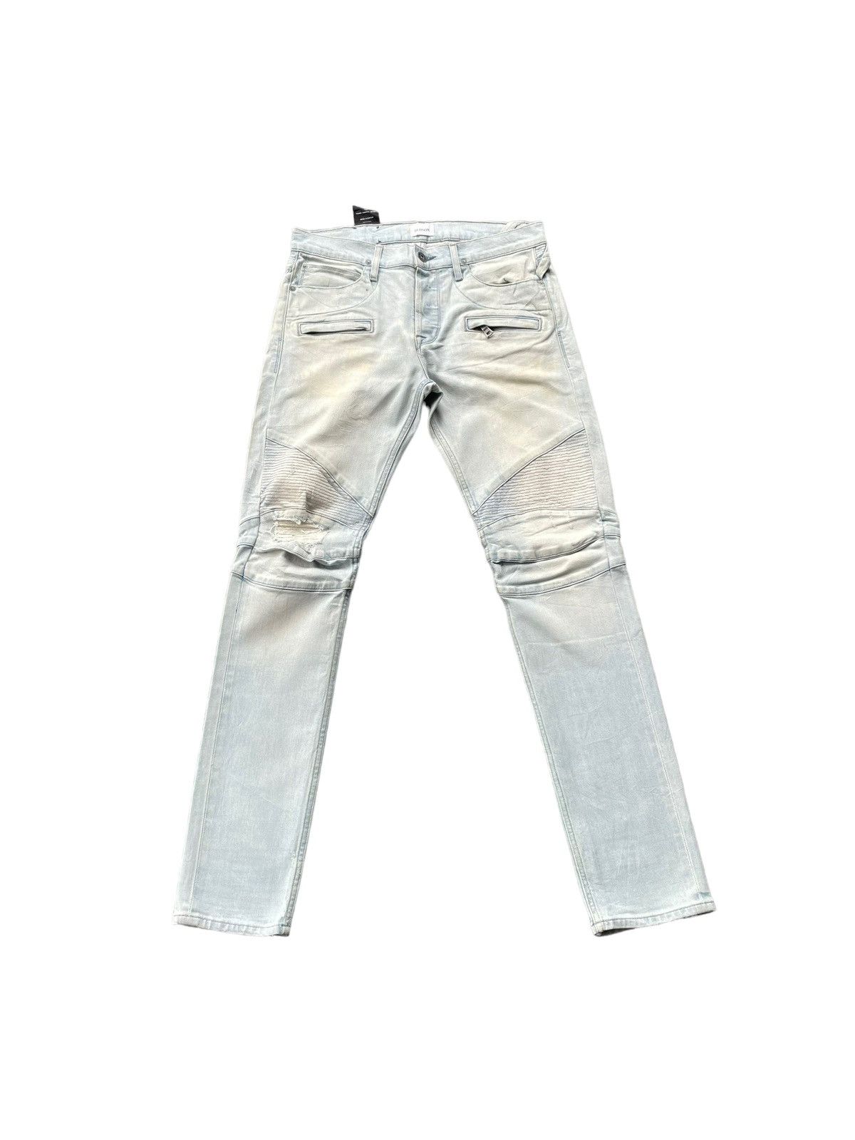 Hudson Hudson Skinny Biker Faded & Distresed Size US 34 / EU 50 - 1 Thumbnail