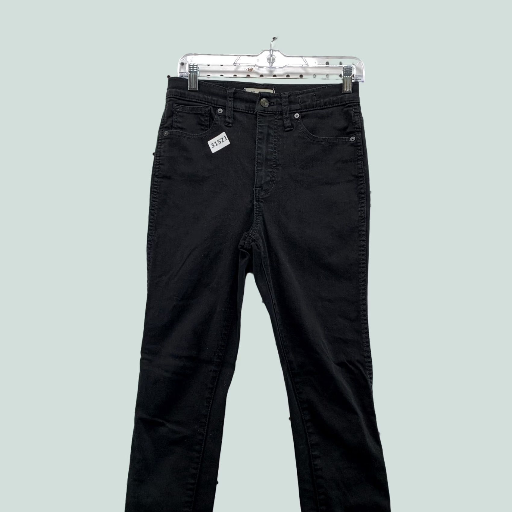 Madewell Madewell Black Skinny Denim Jeans Womens Size 28x26.5 10” High Rise Size 28" / US 6 / IT 42 - 1 Thumbnail