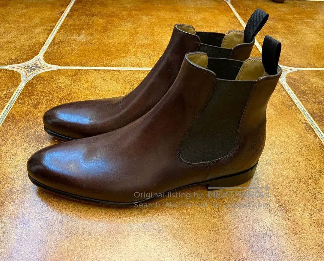 Berluti Brown Leather Chelsea Boots Size 7. Size US 7 / EU 40 - 4 Thumbnail