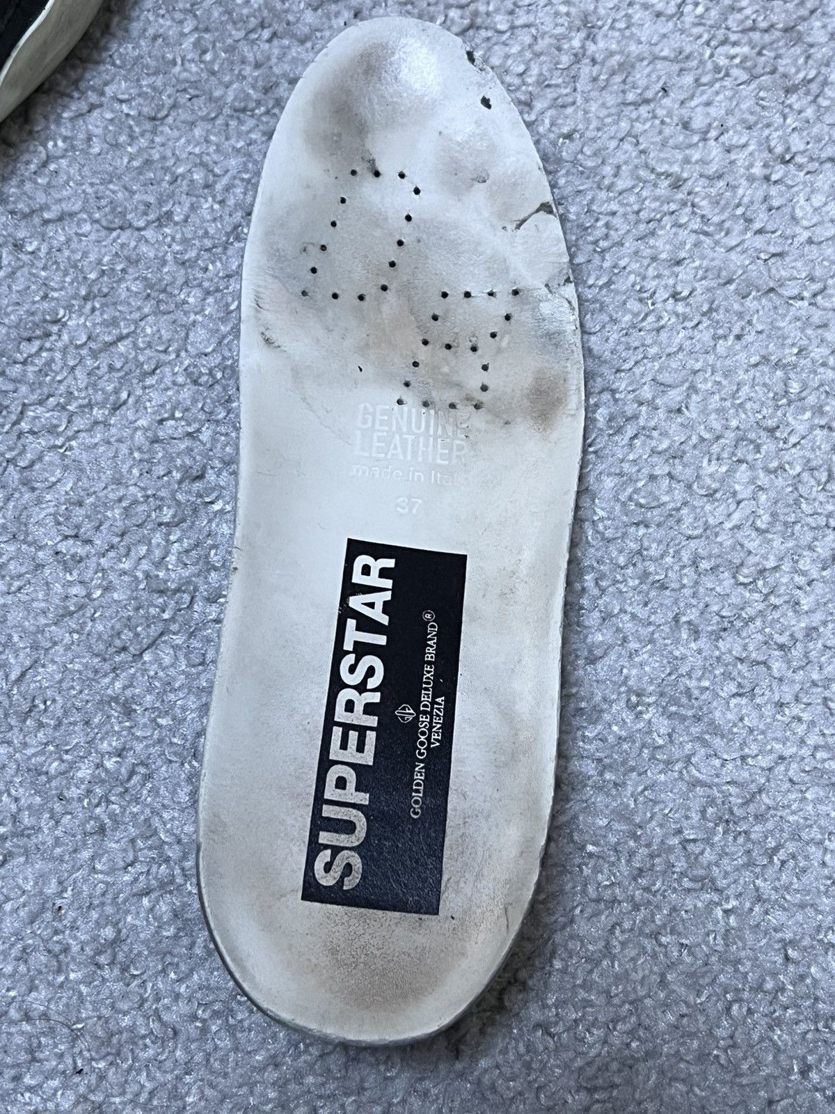 Golden Goose Golden Goose Superstar Black Size 37 Size US 6 / IT 36 - 7 Thumbnail