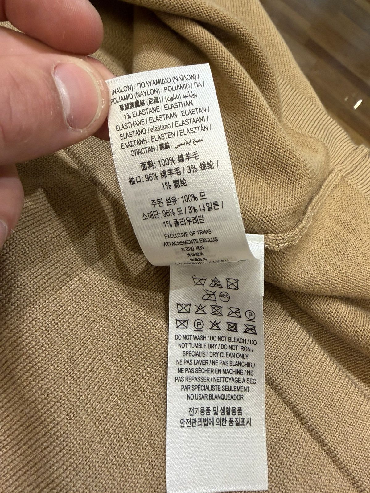 Burberry Burberry Wool Longsleeve Polo Size US M / EU 48-50 / 2 - 5 Thumbnail