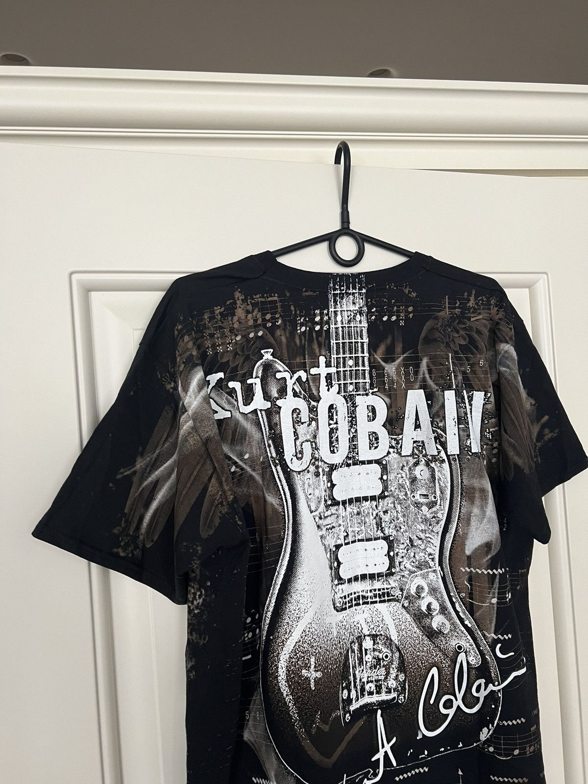 Band Tees × Nirvana 💥💥 Kurt Cobain Nirvana Band Tee Over Print Size US L / EU 52-54 / 3 - 5 Thumbnail