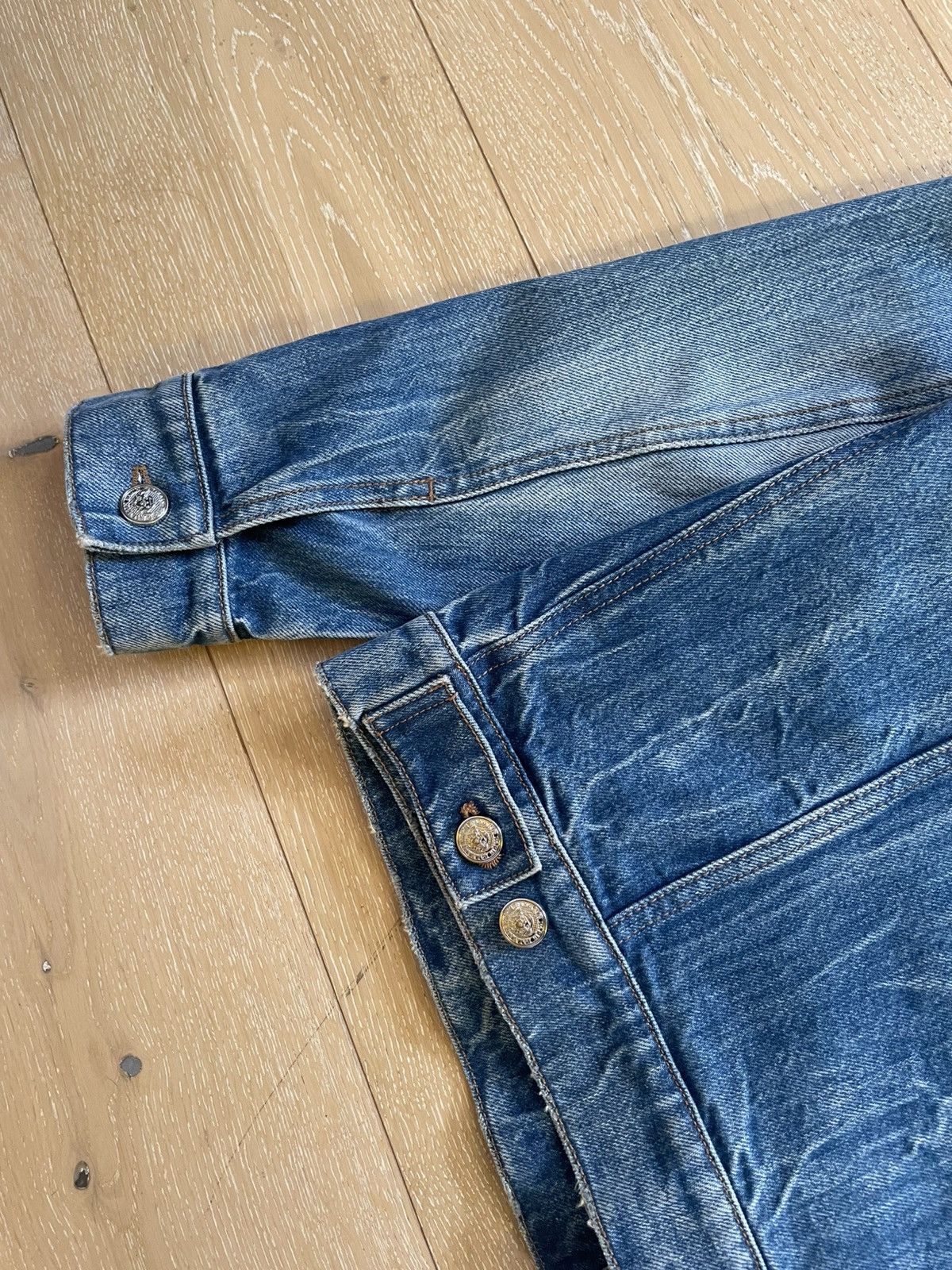Balmain Authentic Balmain Denim Jacket Size US M / EU 48-50 / 2 - 7 Thumbnail