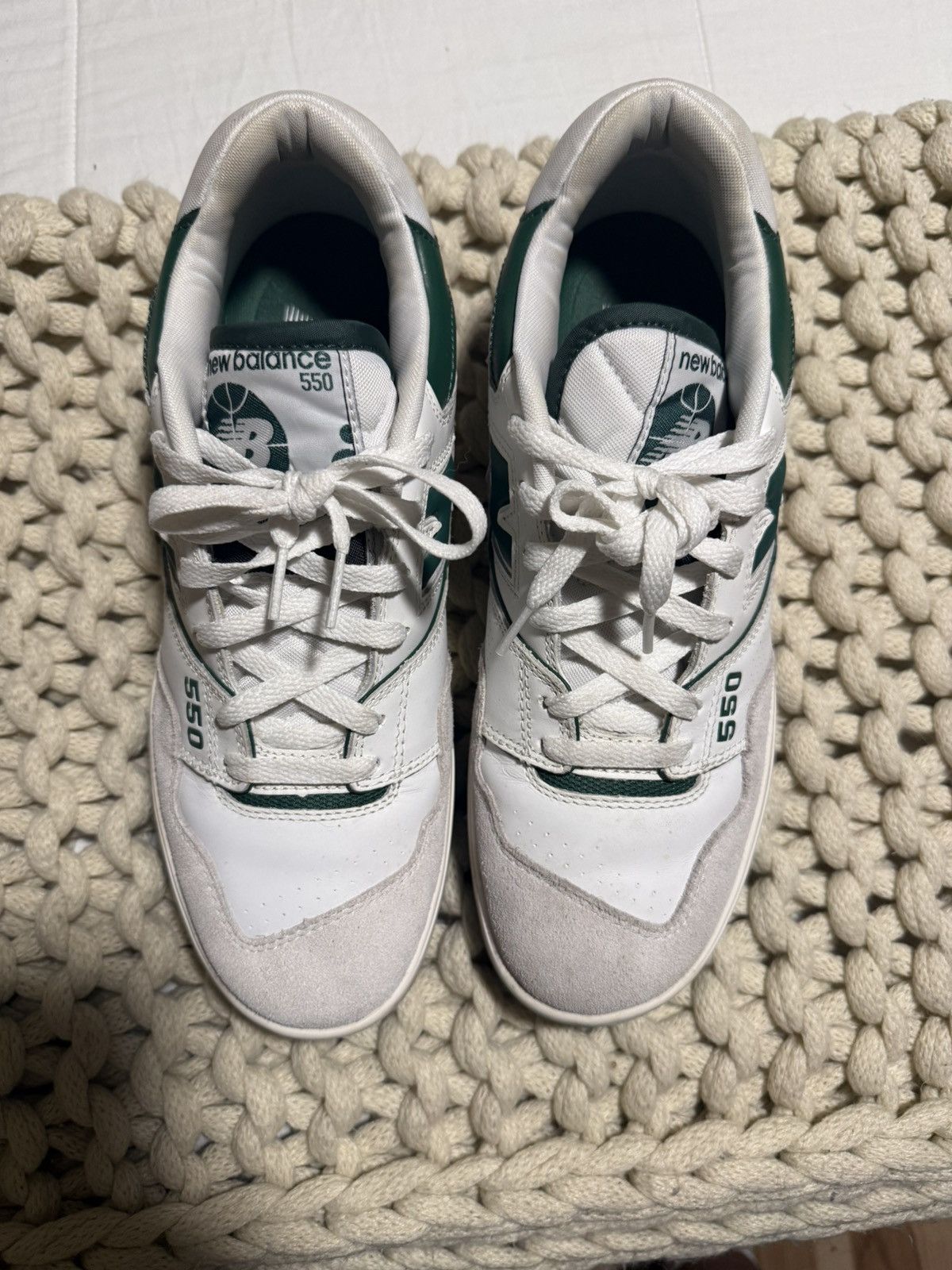 New Balance New Balance 550 Green Size US 9.5 / EU 42-43 - 2 Thumbnail