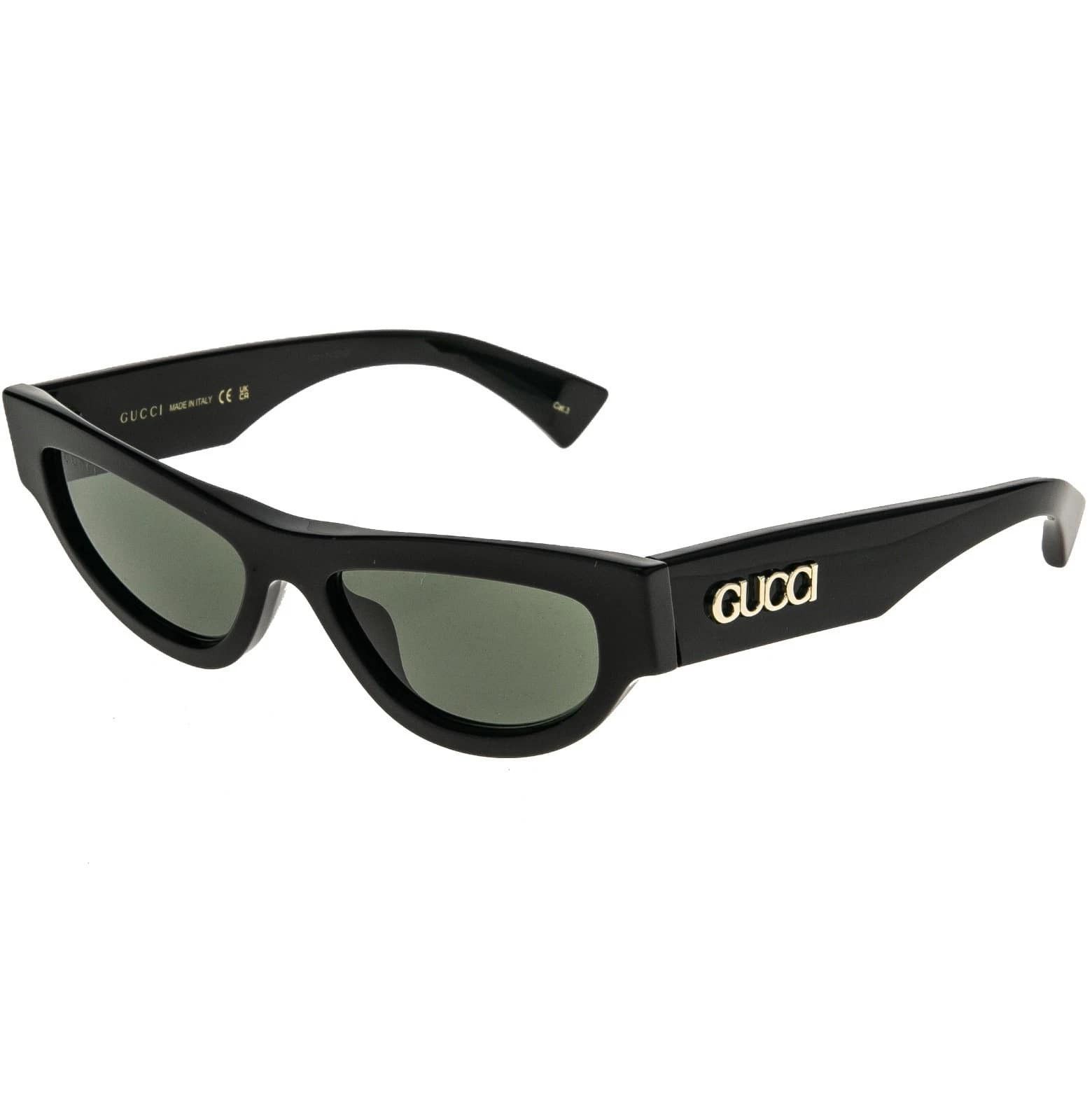 Gucci GUCCI 1834 Black Cat Narrow Sculpted Gg1834S Sunglasses 001 Size ONE SIZE - 4 Thumbnail