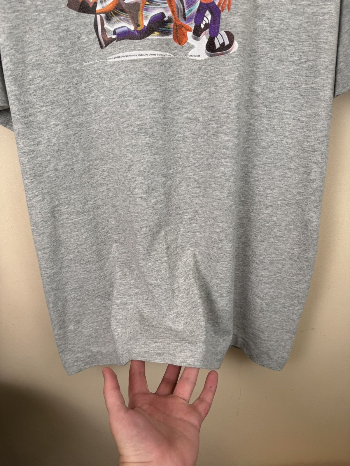 Other Vintage Crash Bandicoot T shirt 2000 PS1 Game Sz XL Grey Size US XL / EU 56 / 4 - 13 Thumbnail
