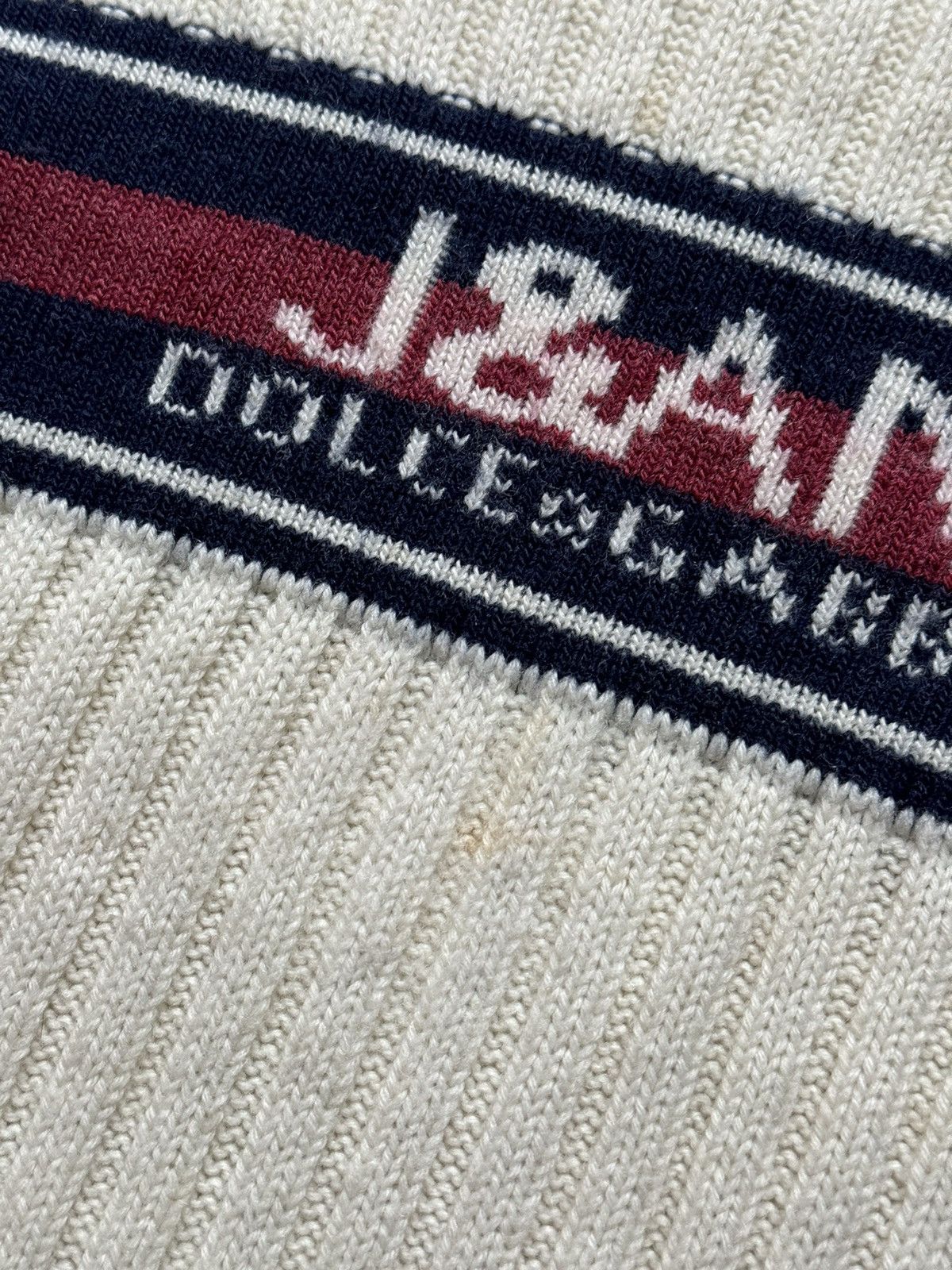 Dolce & Gabbana × Vintage Dolce & Gabbana Vintage Knitted Big Logo Sweater Size US M / EU 48-50 / 2 - 5 Thumbnail