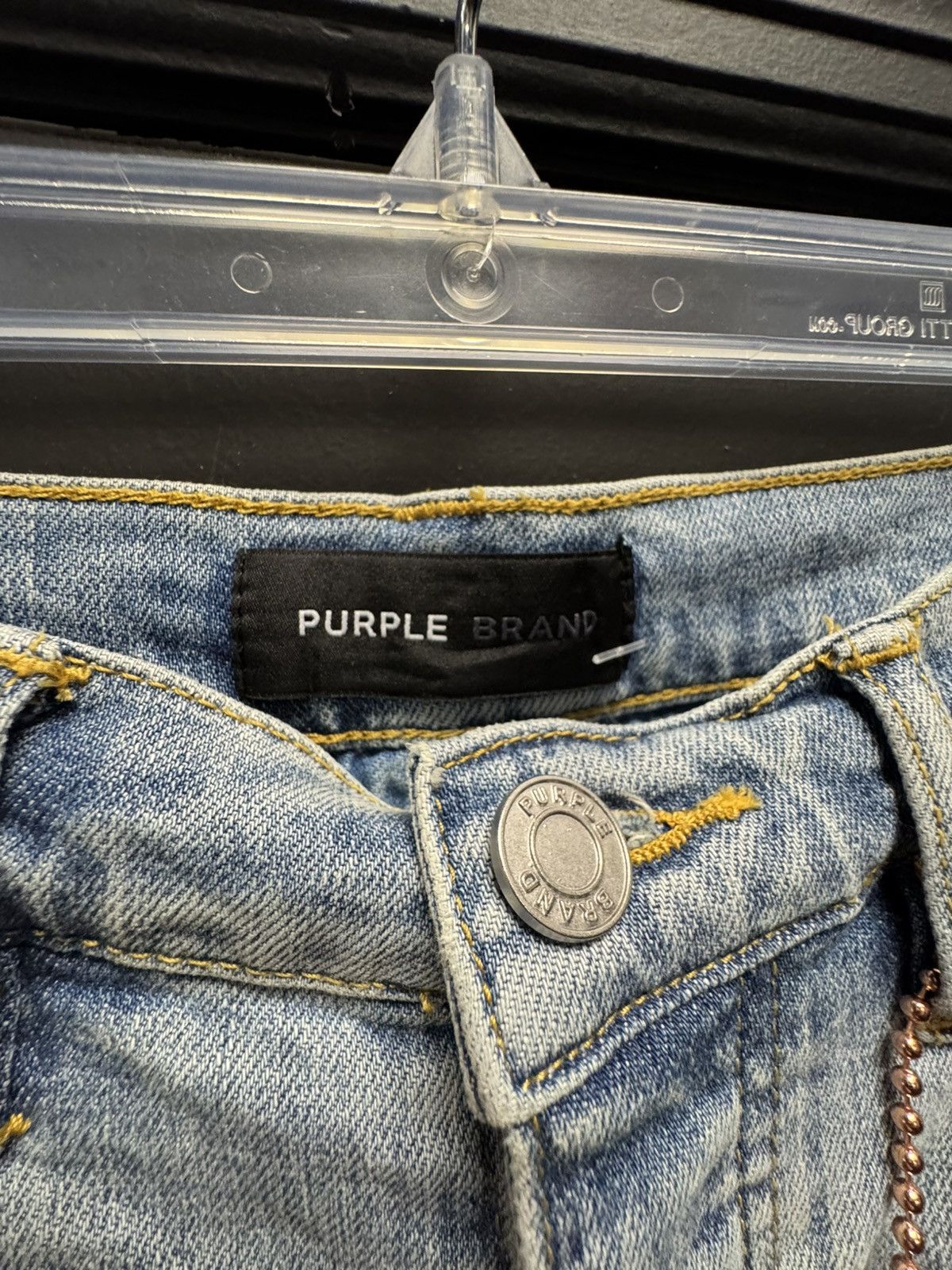 Purple Purple Brand Light Indigo Blowout Jeans Size US 32 / EU 48 - 4 Thumbnail