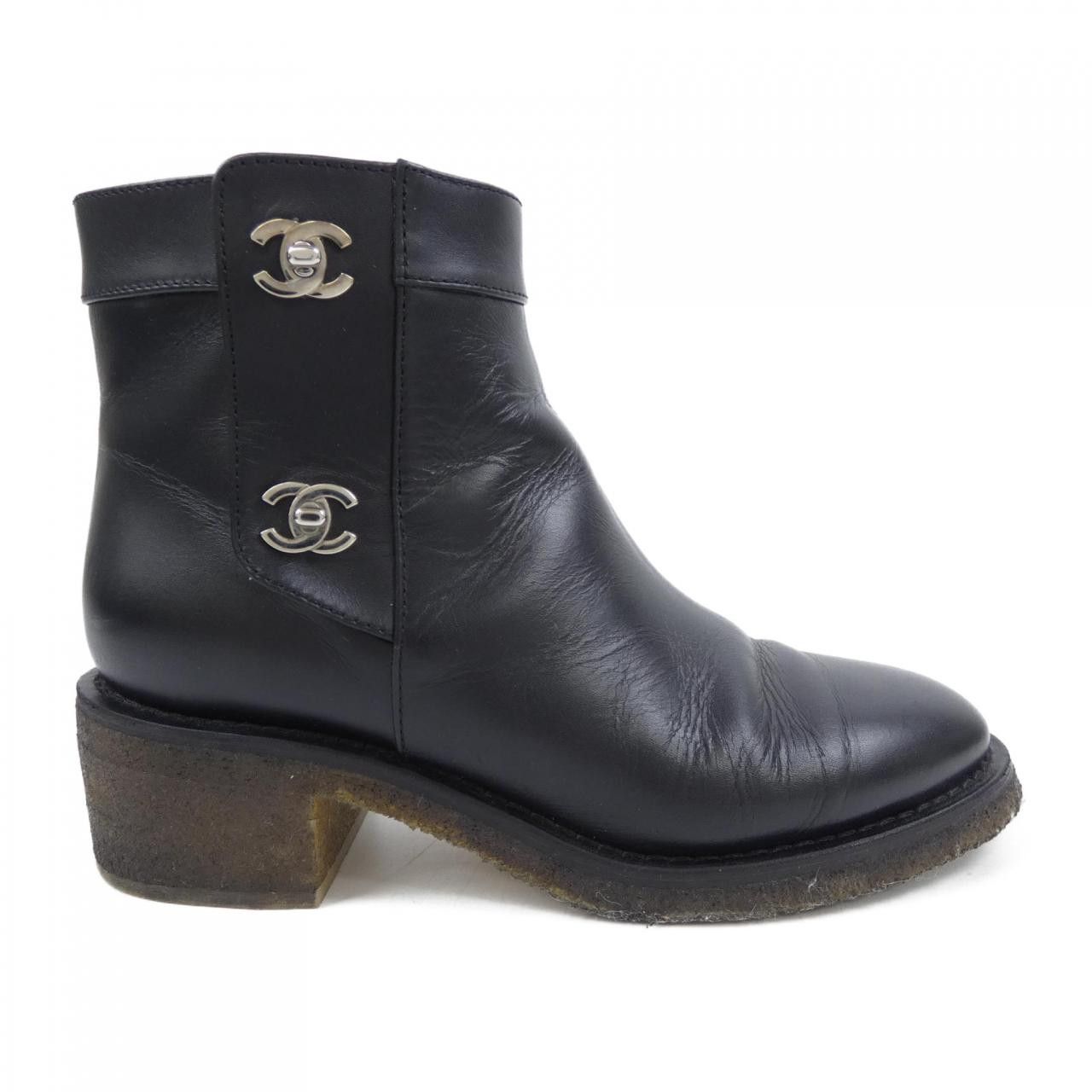 Chanel Chanel Chanel Turnlock Boots Leather Shoes G31204X47535 DUTY FREE for USA Size ONE SIZE - 1 Thumbnail