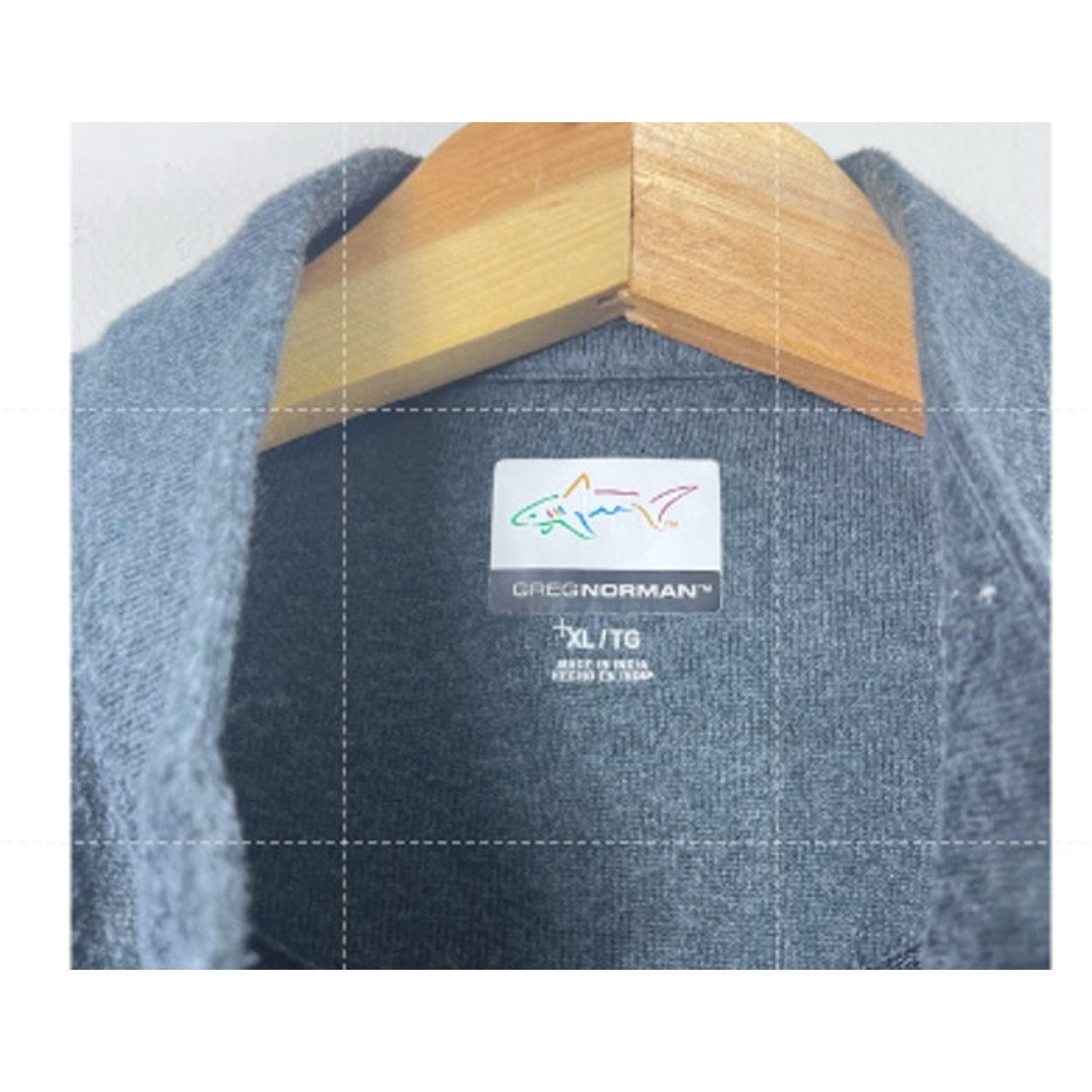 Greg Norman Men's Gray Quarter Zip Greg Norman Sweater XL Size US XL / EU 56 / 4 - 2 Thumbnail