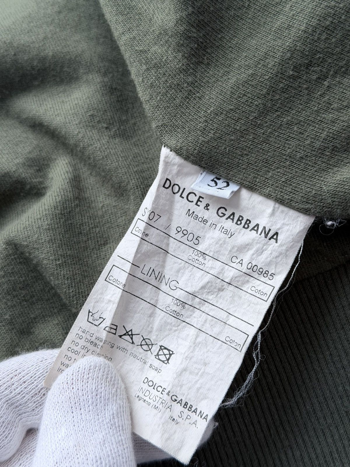 Dolce & Gabbana SS05 Dolce & Gabbana Zip Hoodie Size US L / EU 52-54 / 3 - 11 Thumbnail