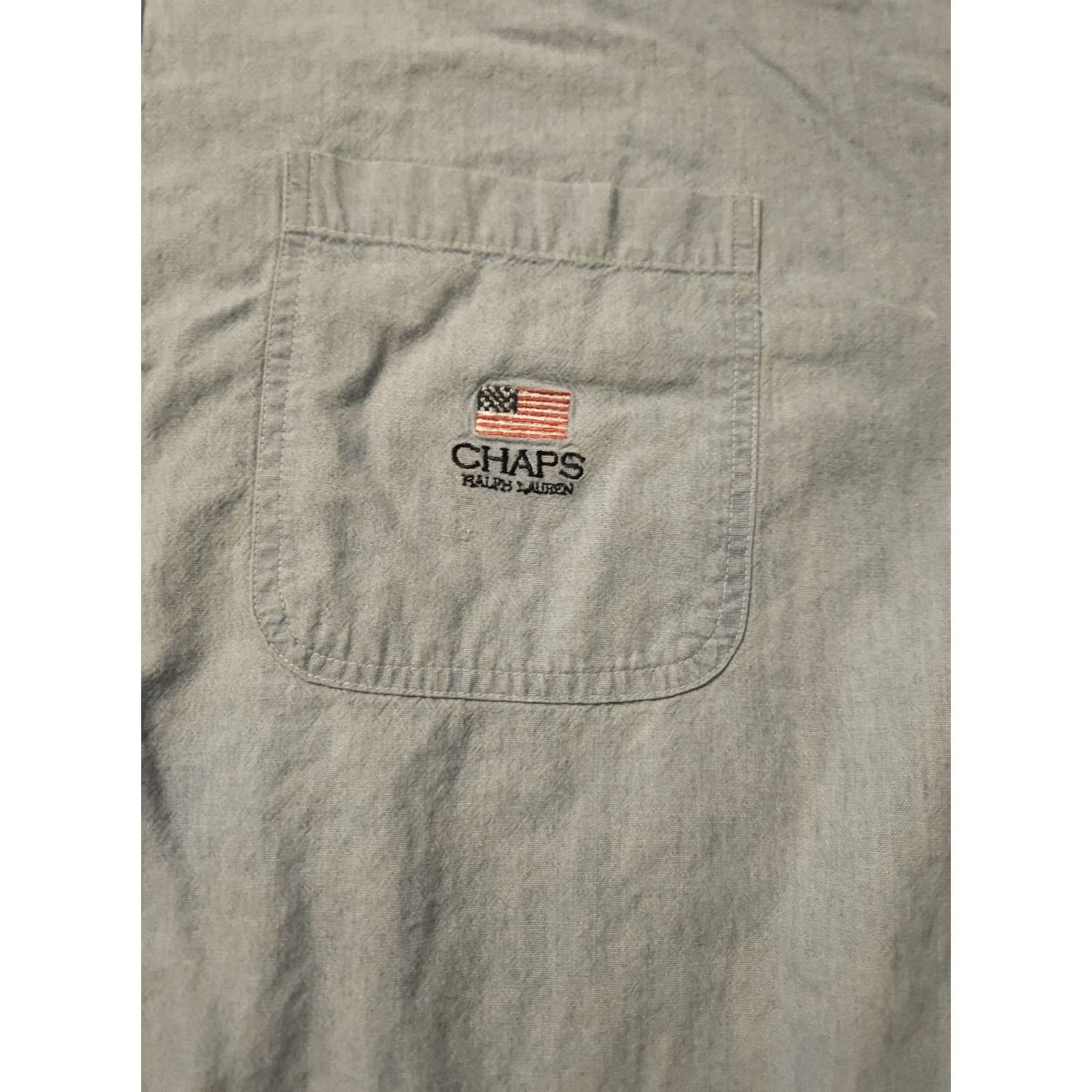 Ralph Lauren VINTAGE Chaps Ralph Lauren Button Down Shirt Mens L Blue Embroidered Logo 90s Classic Designer Size US L / EU 52-54 / 3 - 5 Thumbnail