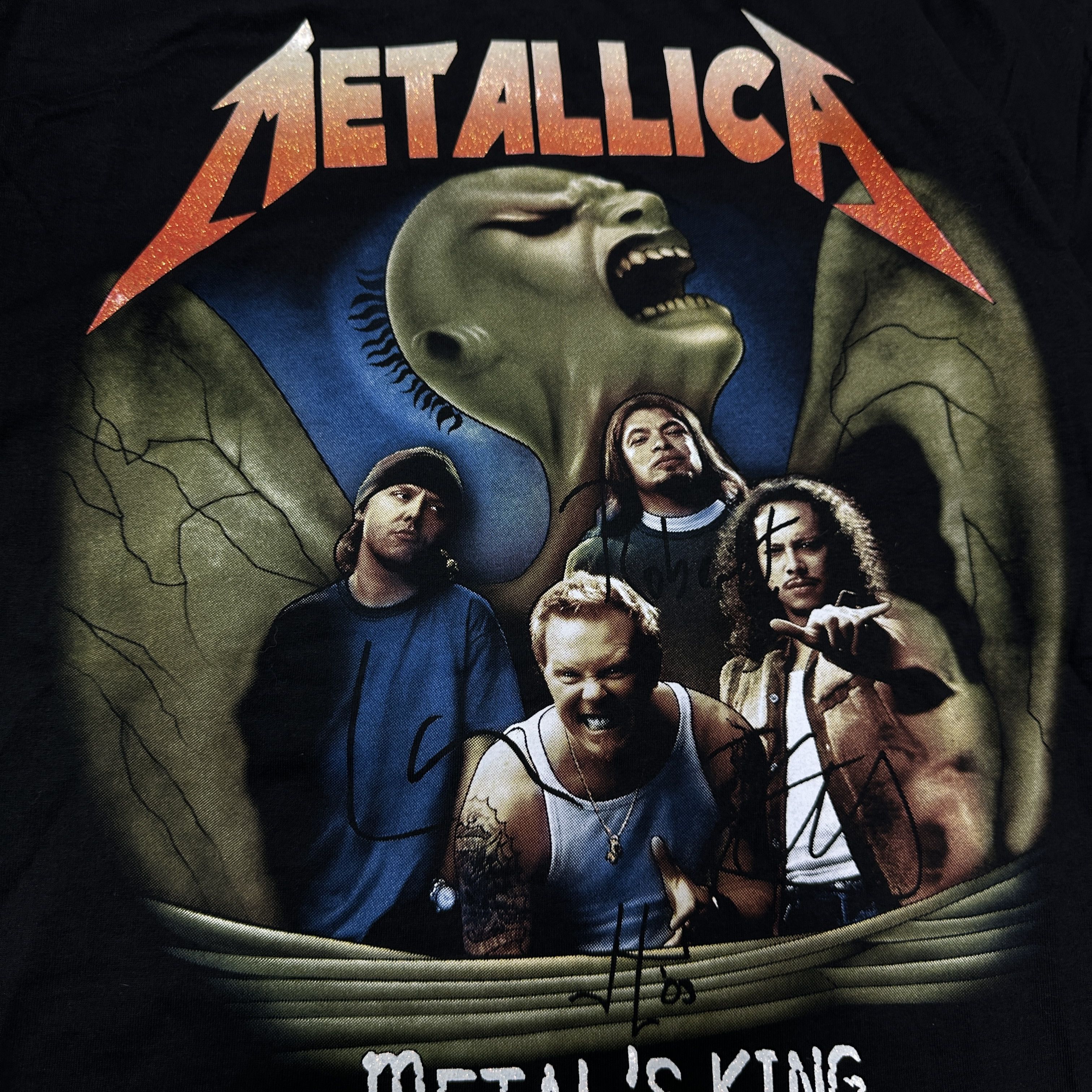 Metallica Vintage Heavy Metal Bandtee Metallica T-shirt Y2K Size US XL / EU 56 / 4 - 2 Thumbnail