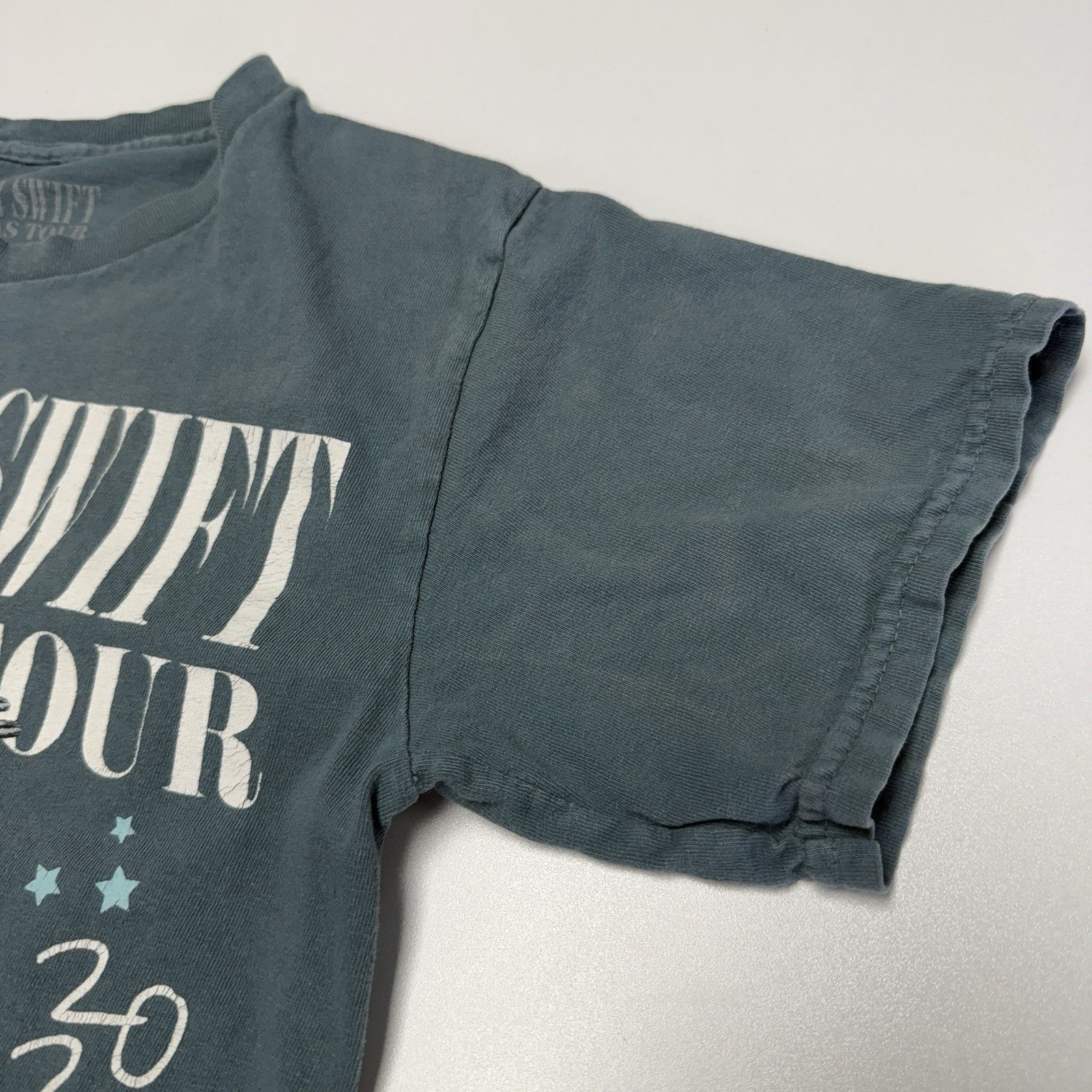 Band Tees Taylor Swift The Eras Tour T Shirt Small 17x25 Gray Short Sl Size S / US 4 / IT 40 - 7 Thumbnail