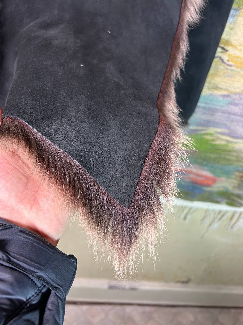 Annette Gortz Annette Görtz Fur & Leather Coat Real Fur AvantGarde EU36 Size S / US 4 / IT 40 - 6 Thumbnail