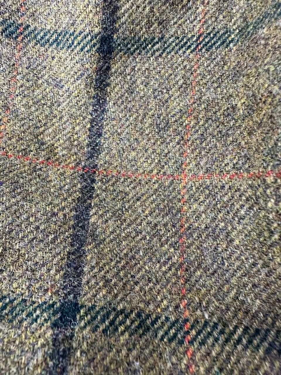 Designer Hucklecote Wool Flat Cap Medium Check Plaid Vintage Hat Size ONE SIZE - 5 Thumbnail