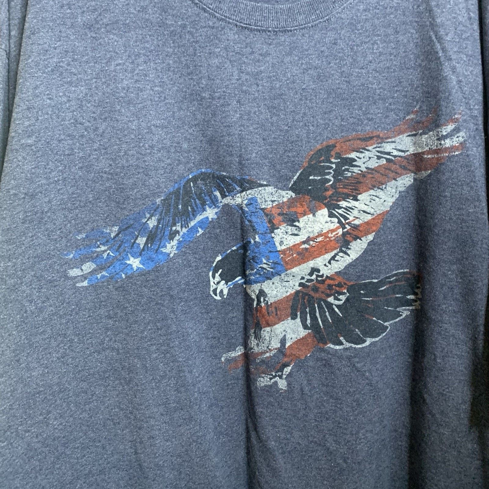 Nordstrom 4XL True Nation Mens Graphic T-Shirt Men's USA Flag Eagle Size US XXL / EU 58 / 5 - 3 Thumbnail