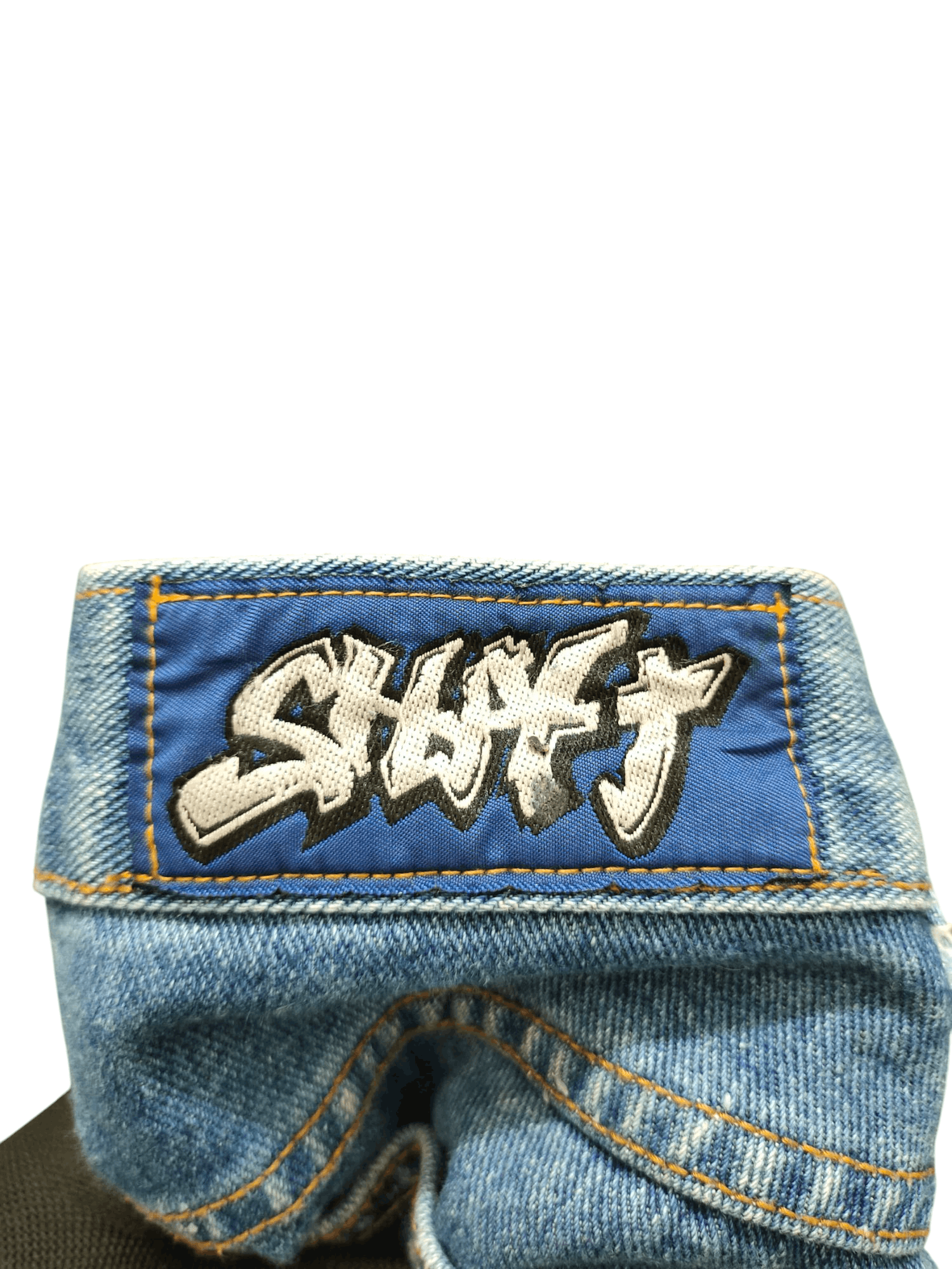 Pelle Pelle Vintage 90s Shaft Skateboards Distress Faded Baggy Jeans Size US 38 / EU 54 - 12 Thumbnail