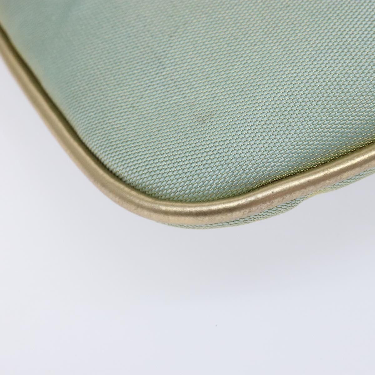 Gucci GUCCI Sherry Line Shoulder Bag Canvas Light Blue Gold 005 Size ONE SIZE - 13 Thumbnail