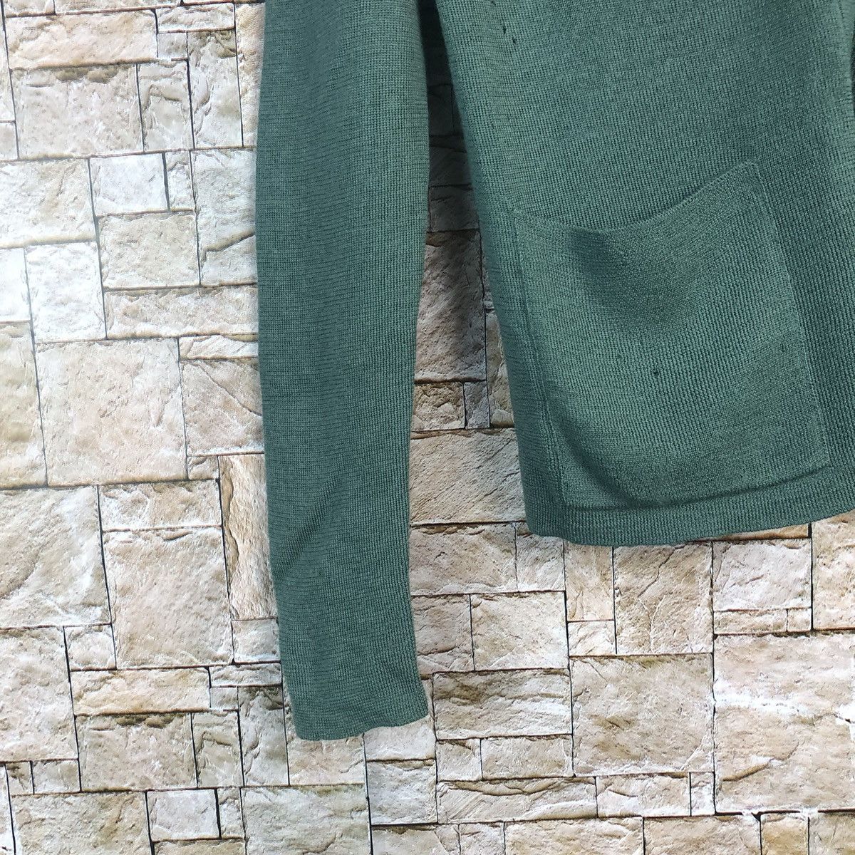 Vintage Les Halles Green Cardigan Knitwear #A163 Size S / US 4 / IT 40 - 7 Thumbnail