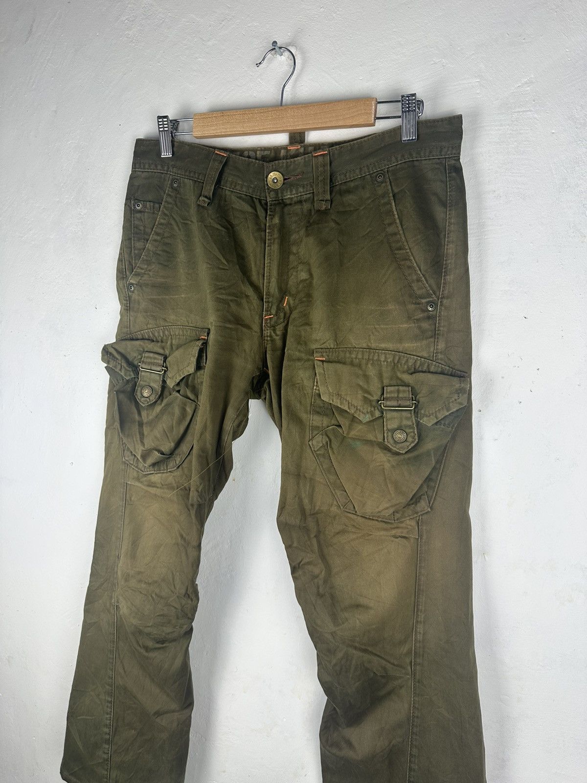 Edwin CARGO PANTS EDWIN TWIST LEG CARGO PANTS MULTIPOCKET Size US 32 / EU 48 - 6 Thumbnail
