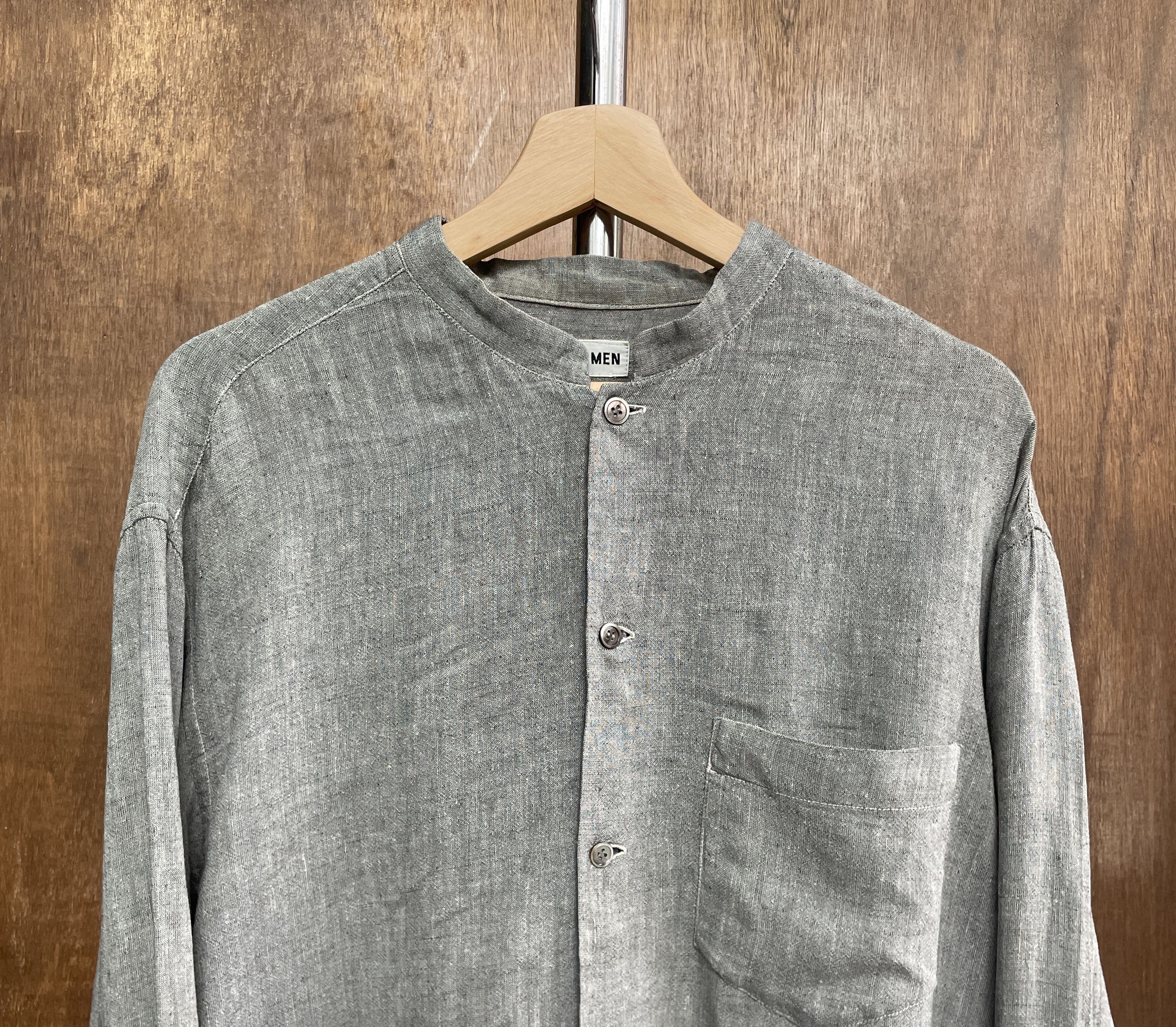 Issey Miyake ISSEY MIYAKE MEN Shanghai Collar Shirt Size US M / EU 48-50 / 2 - 2 Thumbnail