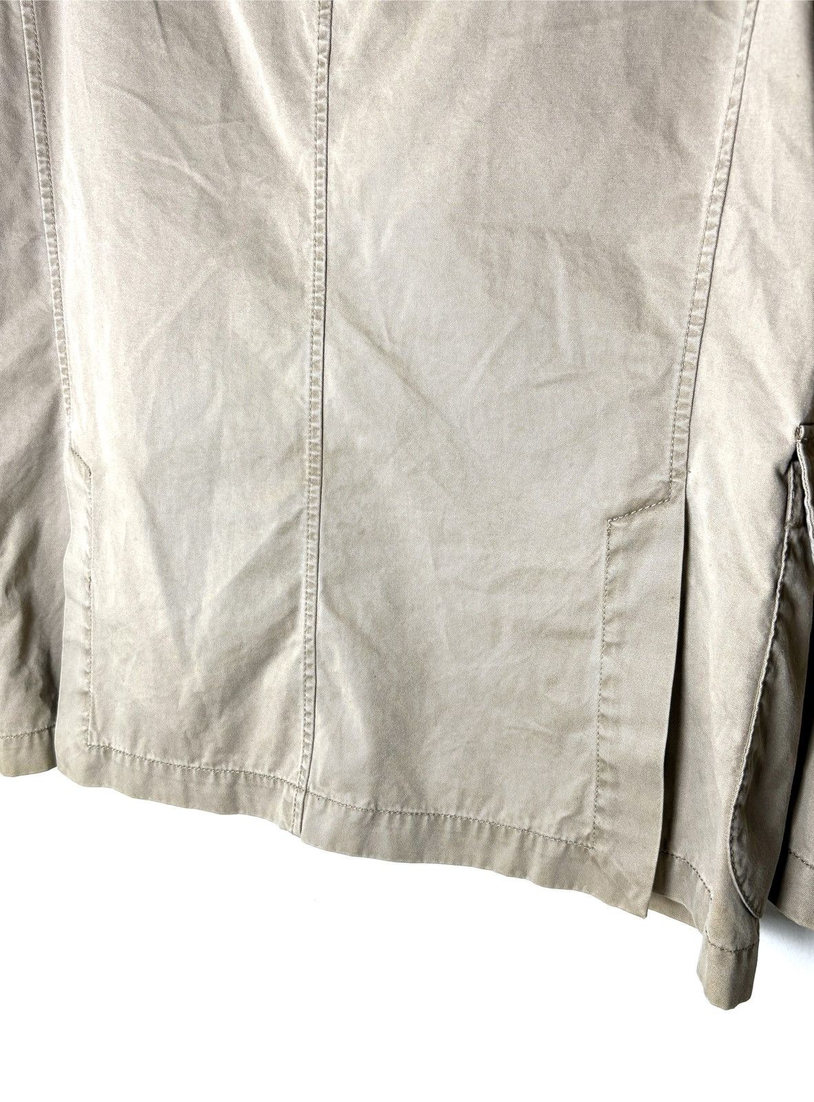 Fay Fay Utility Blazer Lambskin Leather Accent Jacket Size US M / EU 48-50 / 2 - 8 Thumbnail