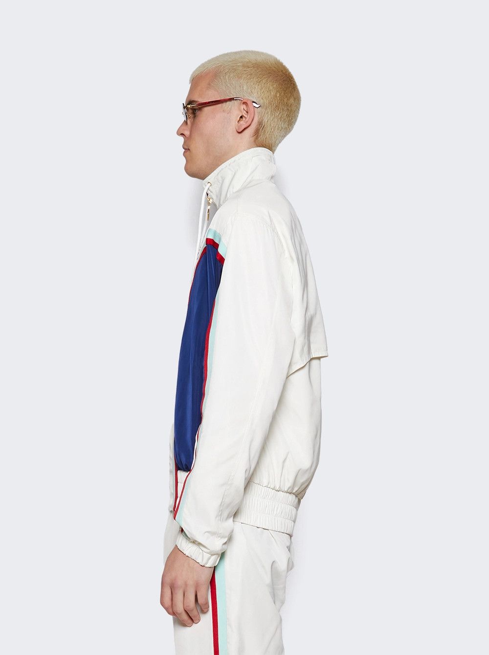 Casablanca o1mle0326 Side Panelled Shell Track Jacket in White Size US M / EU 48-50 / 2 - 4 Thumbnail