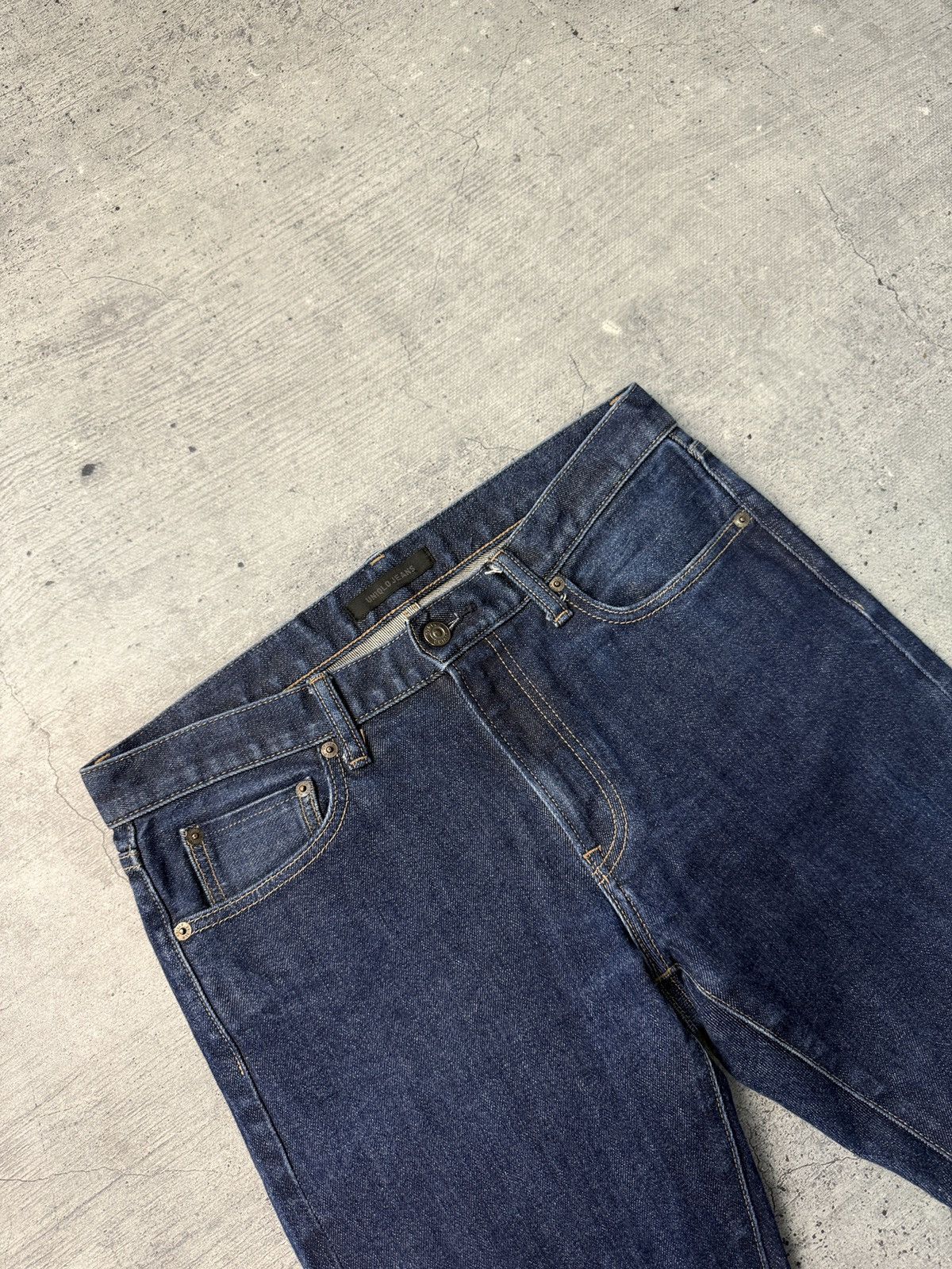 Japanese Brand Vintage Uniqlo Jeans Selvedge Regular Fit Size 31 Size US 31 - 6 Thumbnail