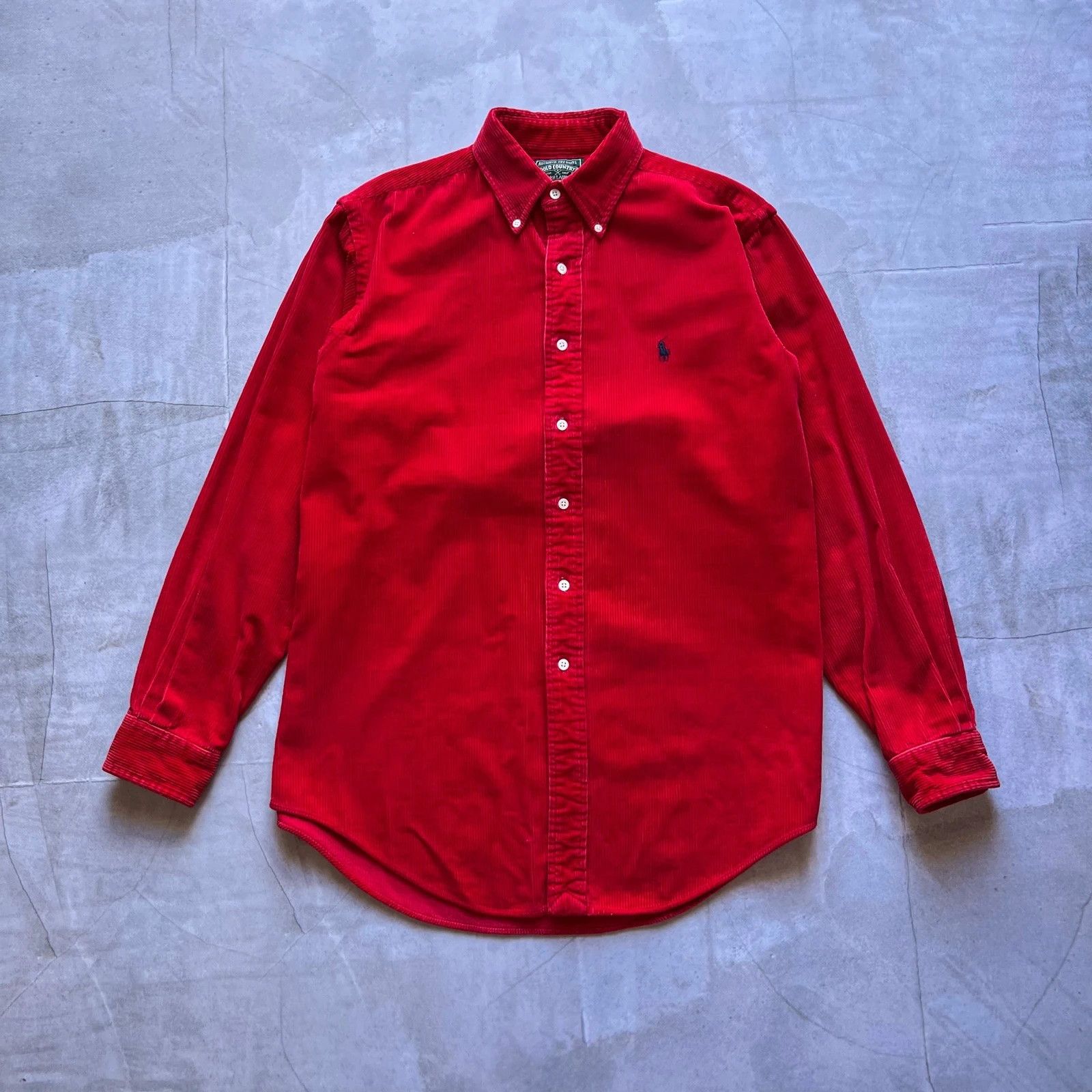 Polo Ralph Lauren vintage 90s Polo Ralph Lauren shirt long sleeve velvet Y2K Size US M / EU 48-50 / 2 - 1 Thumbnail